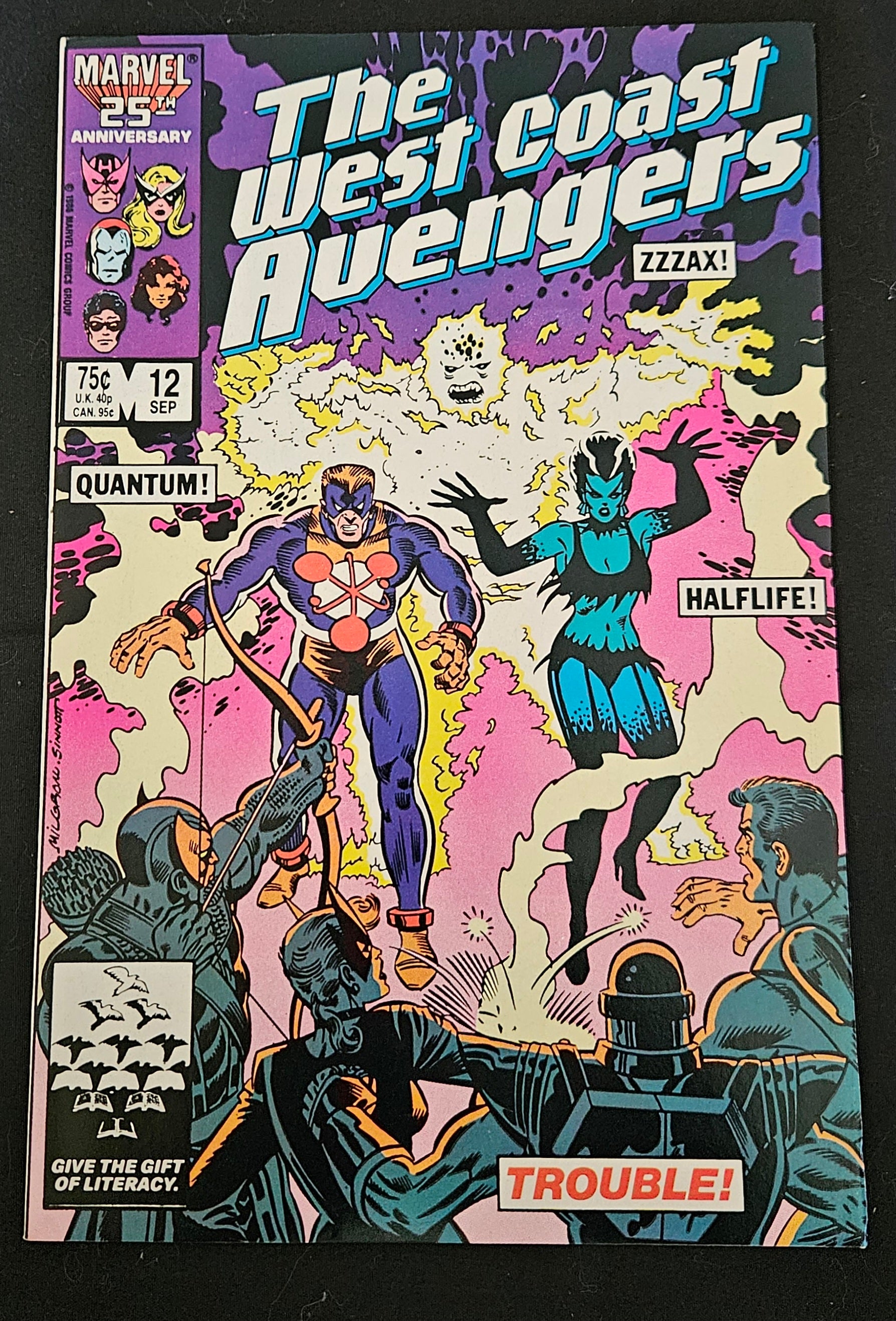 Marvel Comic Book - West Coast Avengers #12 (Sept 1986) | Lost in Space Time Part 3 | Near Mint Condition | Collectible Superhero Comics | Perfect for Marvel Fans & Comic Collectors