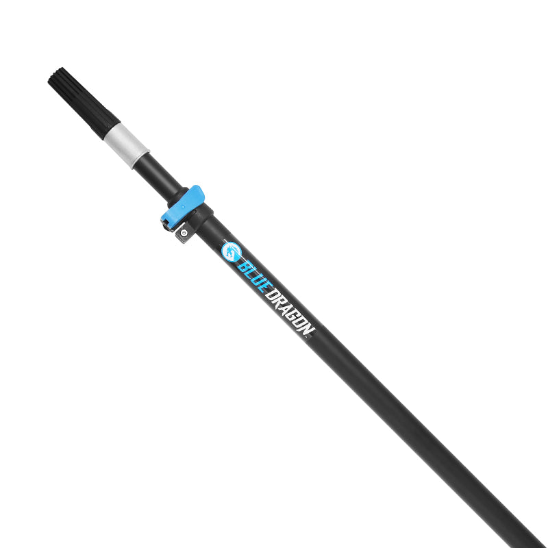 Blue Aluminum Extension Poles for Painting, Cleaning & Maintenance - Adjustable Telescopic Pole for Windows, Walls & Ceilings - Lightweight & Durable for Indoor/Outdoor Use