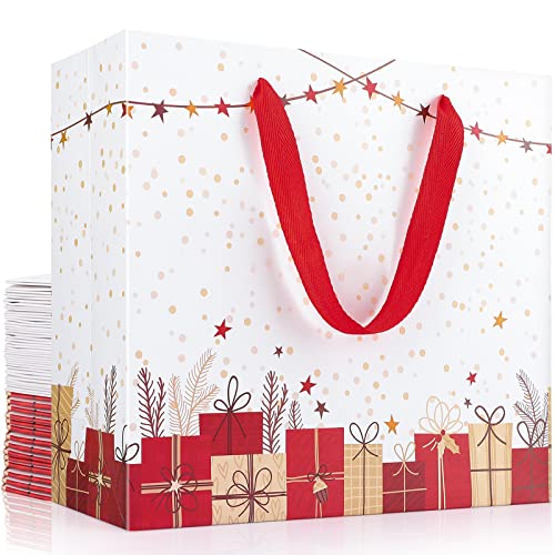 White Gift Bags Pattern