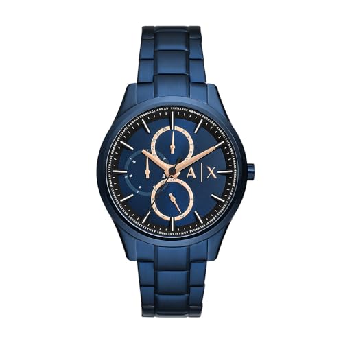 Blue and Rose Gold Tone