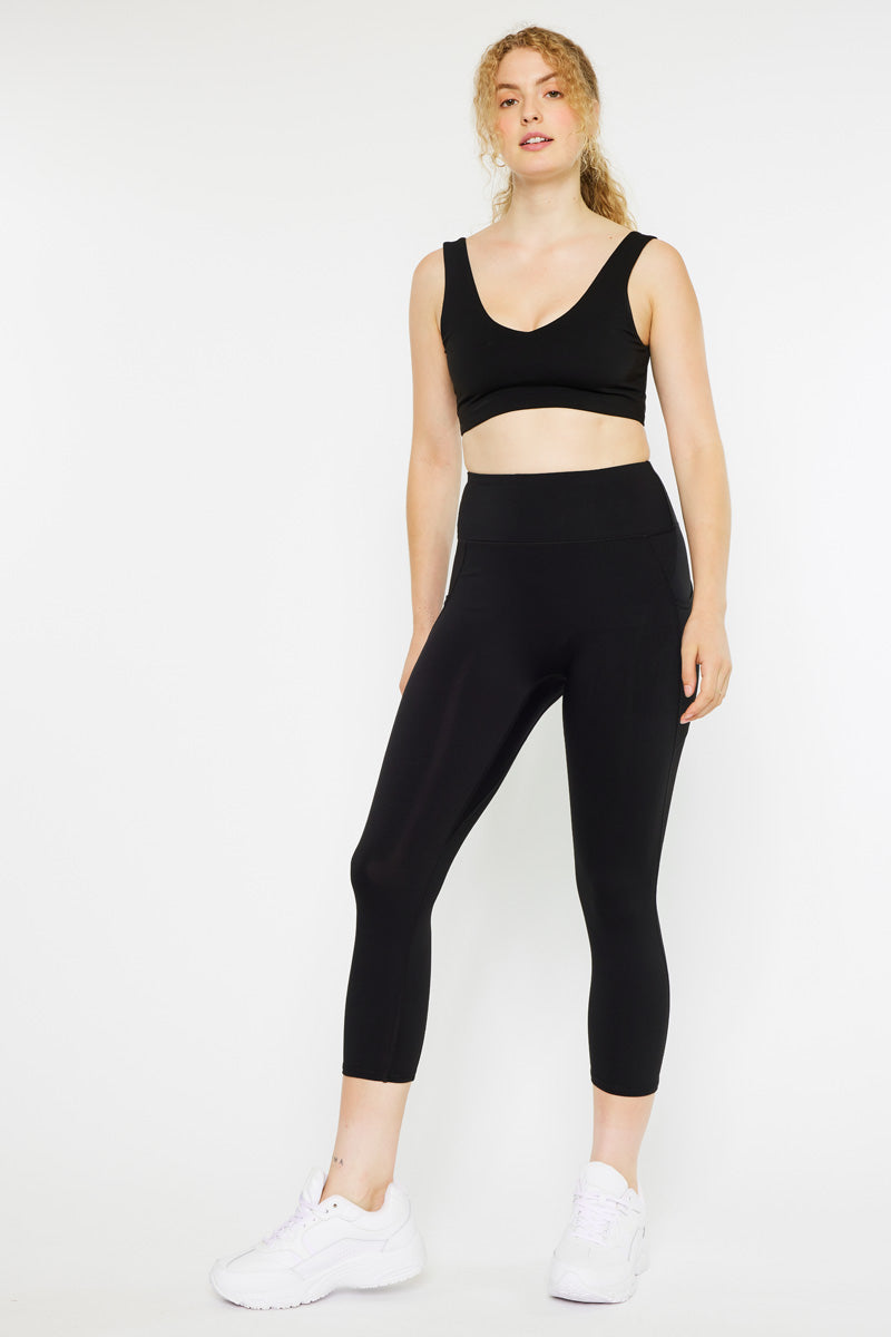 Best Demi High Rise Active Leggings for Women - Yoga, Running & Workout - Comfortable & Breathable Workout Pants for Gym & Everyday Wear