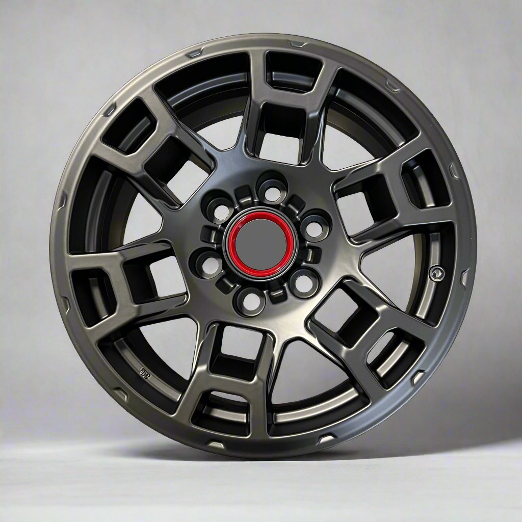 2021 Black Pro Style 17-Inch Wheels for Toyota Tacoma, 4Runner, FJ Cruiser, Sequoia & Land Cruiser - Off-Road & Street Performance Upgrade