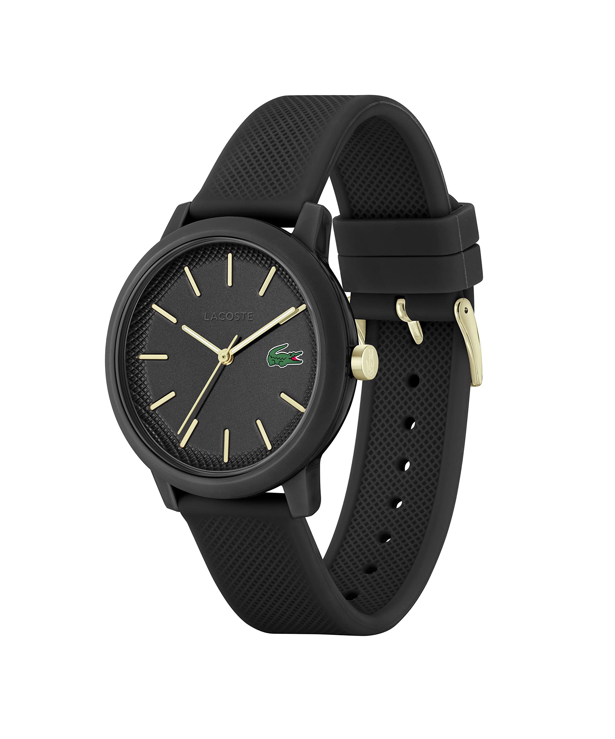 Lacoste Men's 12.12 Chrono Silicone Watch - Waterproof Sports Watch for Men, Fashion Casual Wristwatch with Date Display - Perfect for Gym, Work & Everyday Wear