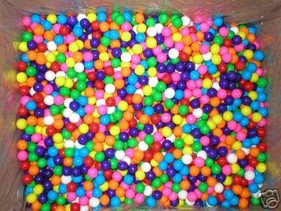 810 Mini Gumballs - Assorted Flavors Dubble Bubble Gum Balls by Concord Confections | Perfect for Party Favors, Vending Machines & Candy Buffets