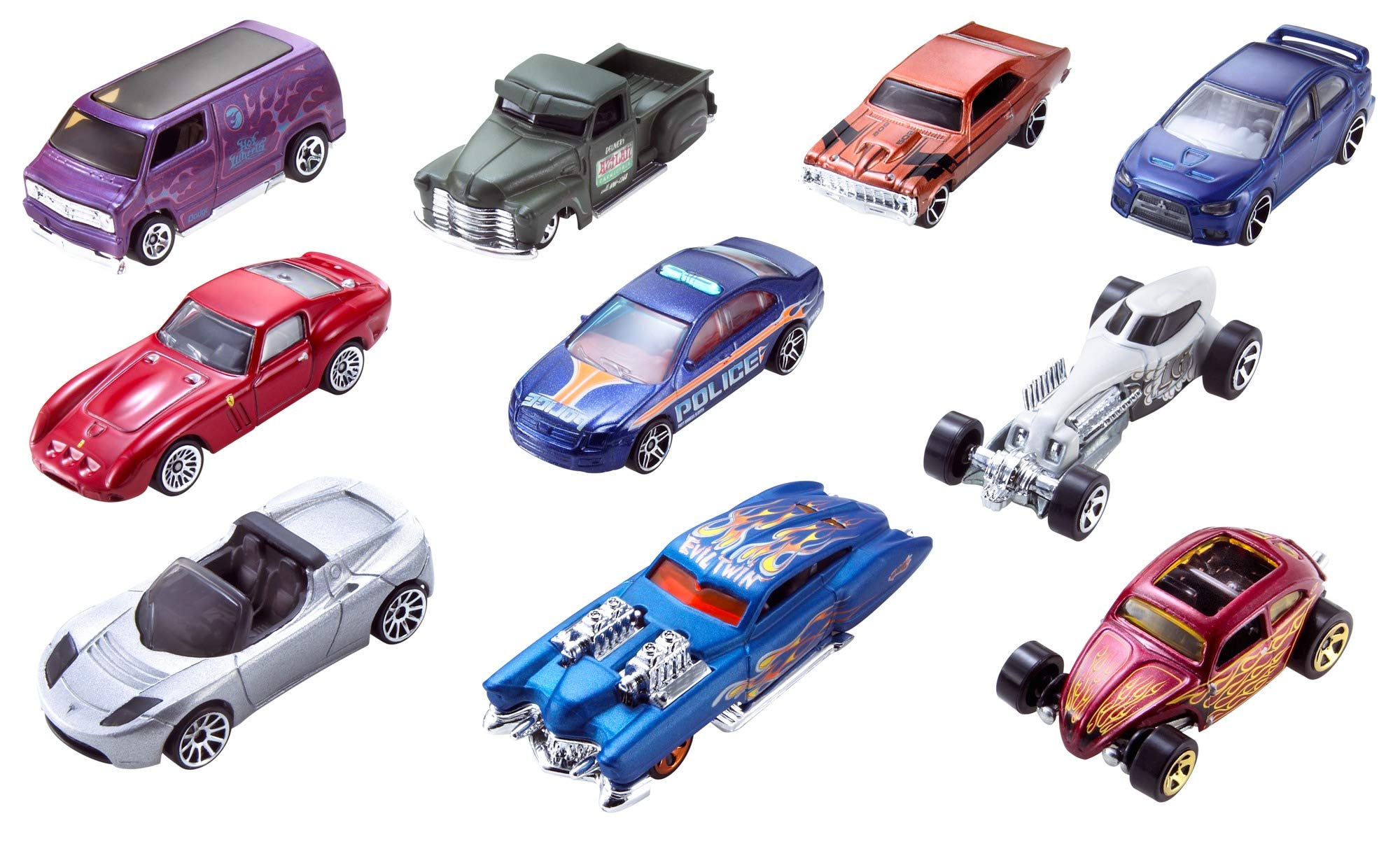 Hot Wheels Crocodile Destroyer Track Set with 10 Toy Cars - High-Speed Racing Playset for Kids - Perfect for Birthday Gifts & Indoor Racing Fun
