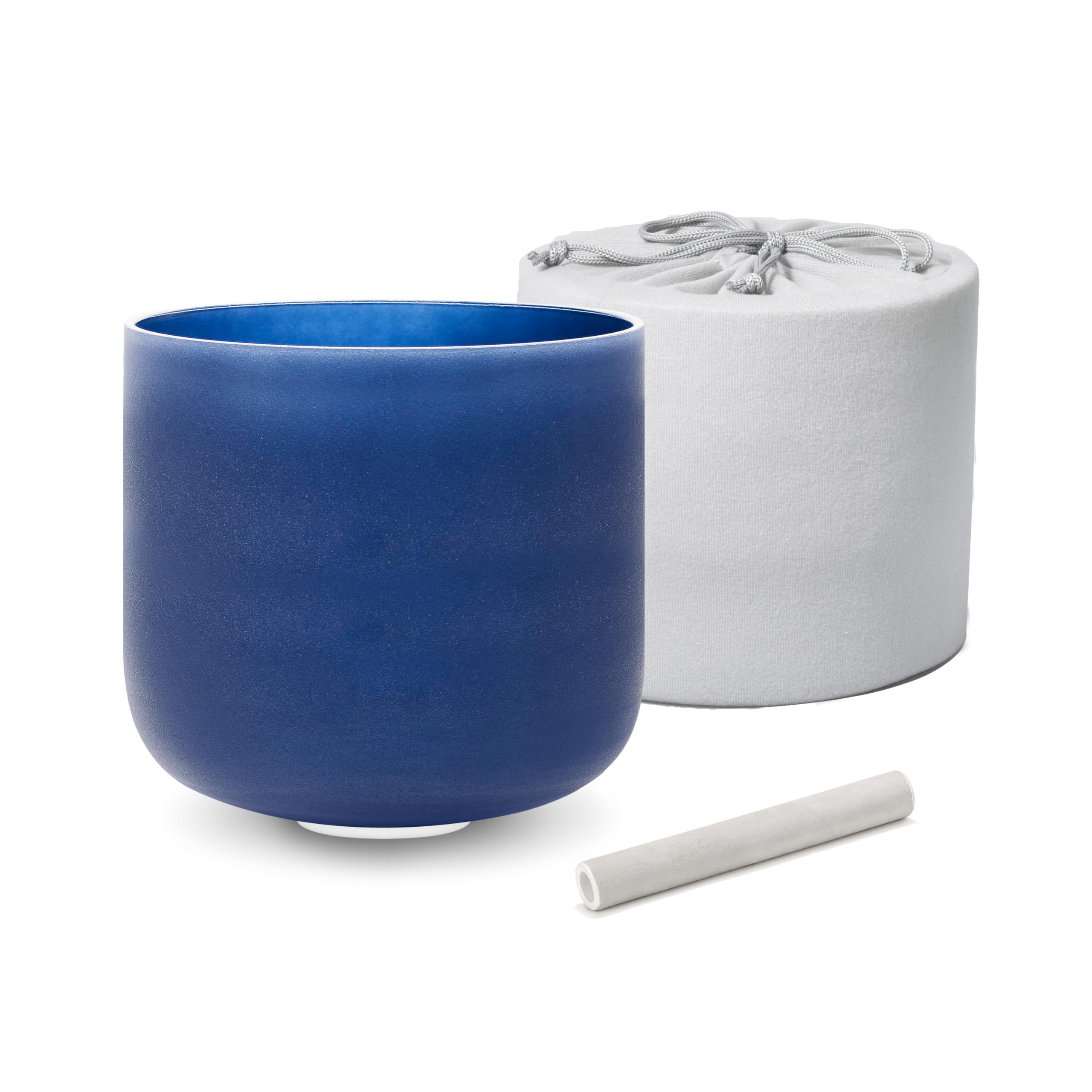 Indigo A Note Crystal Singing Bowl for Third Eye Chakra - 7 Inch Healing Meditation Instrument with Carry Case, Mallet & O-Ring | Perfect for Sound Therapy, Yoga, Chakra Balancing & Spiritual Practices