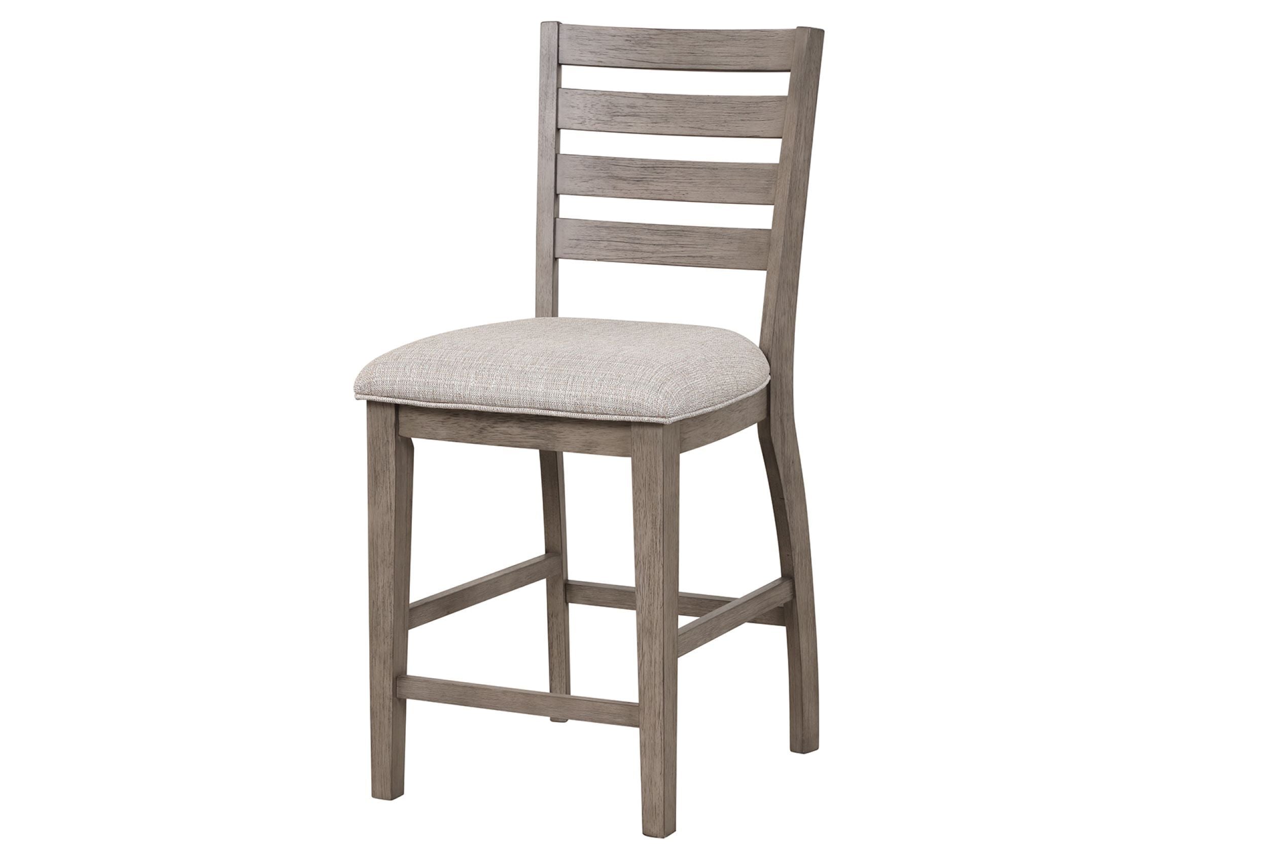 Modern Counter Height Dining Stools with Ladder Back - Set of 2 Bar Stools for Kitchen Island, Breakfast Nook & Home Decor | Comfortable & Stylish Seating Solution