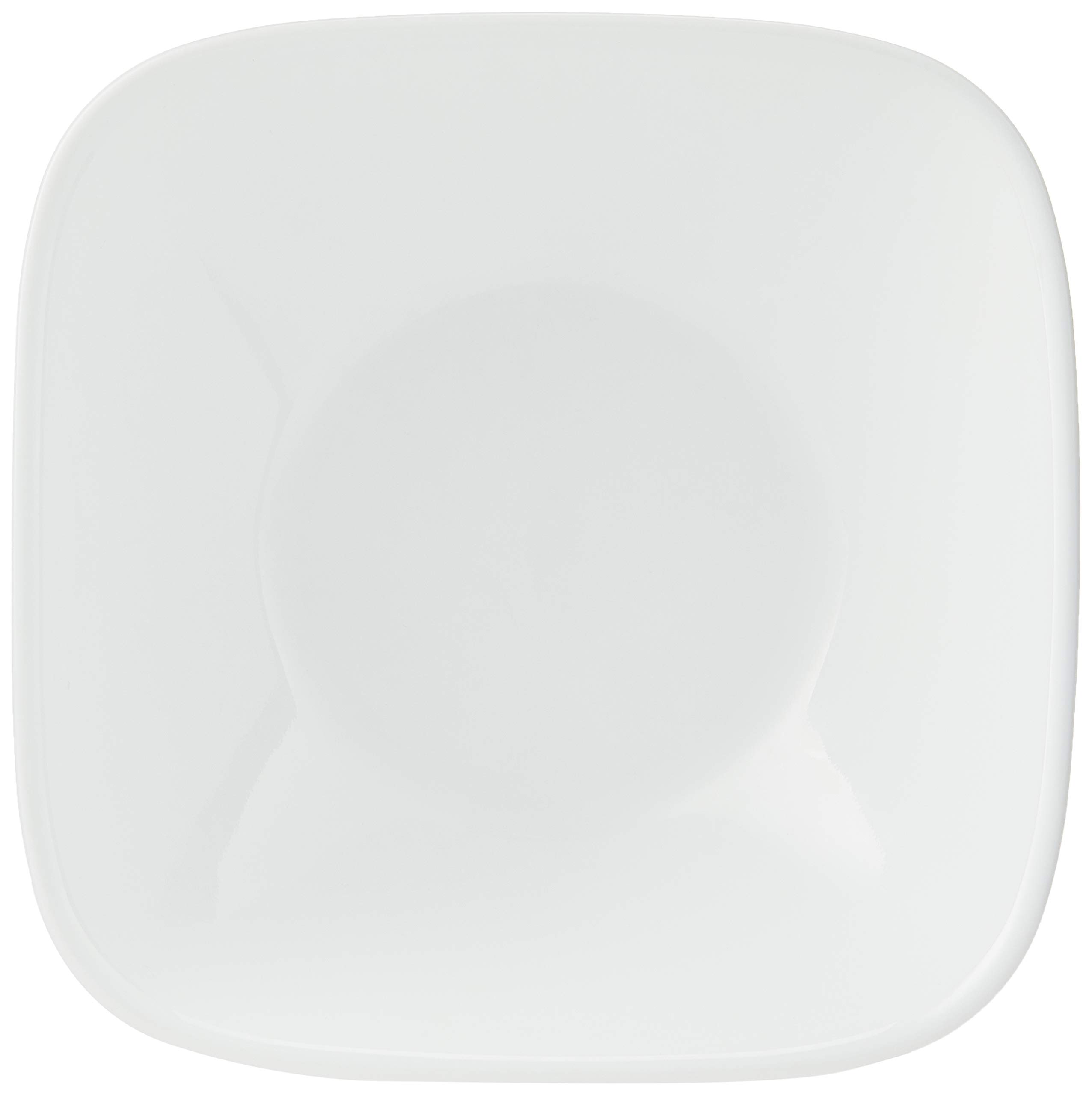 Corelle 18-Piece Dinnerware Set for 6 - Chip Resistant Square Pure White Plates, Bowls & Mugs - Includes 2-Piece 1-Quart Serving Bowls - Perfect for Everyday Use, Family Dinners & Entertaining Guests