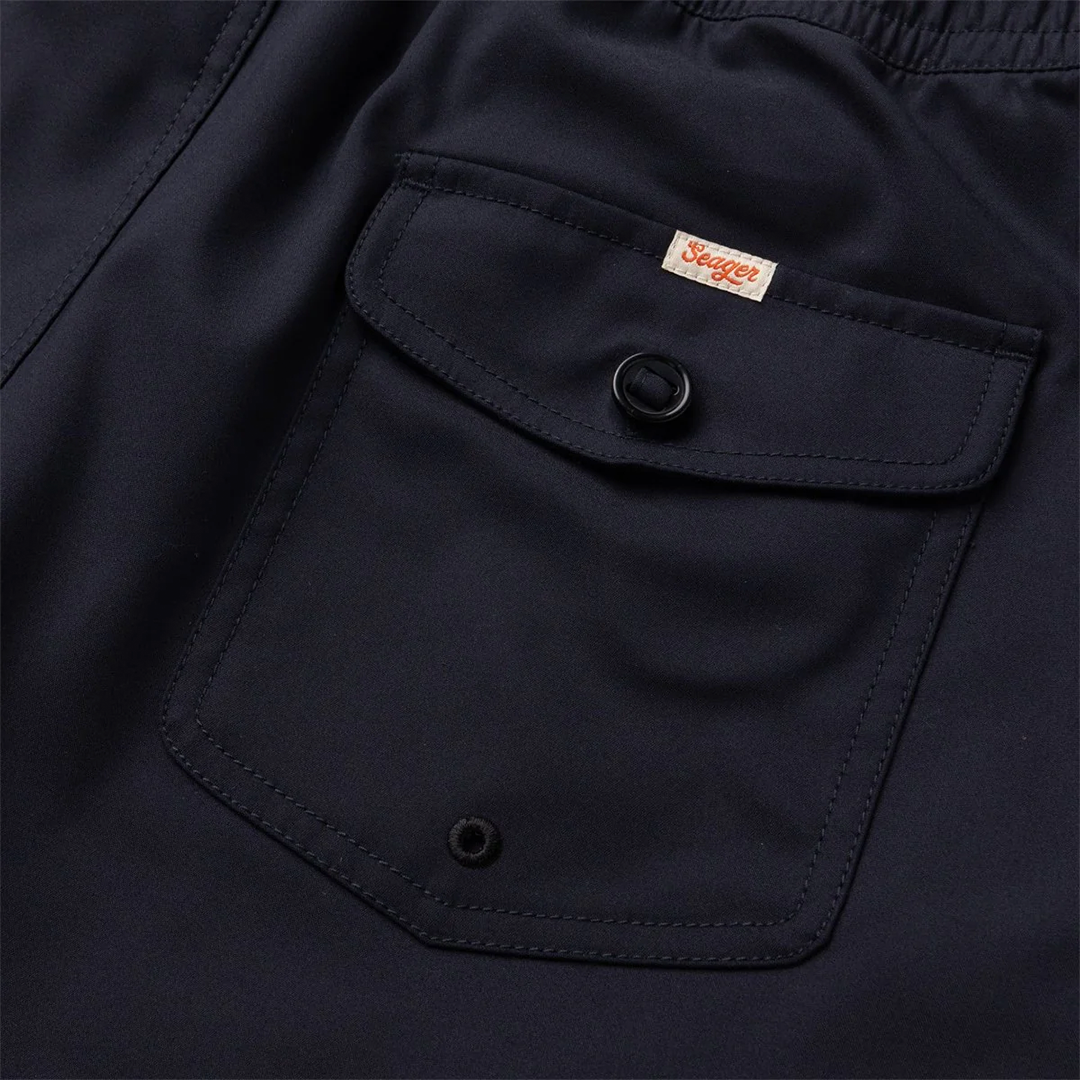 Seager Yuma Shorts for Men - Comfortable & Stylish Black Casual Shorts for Outdoor Activities, Travel, and Summer Wear