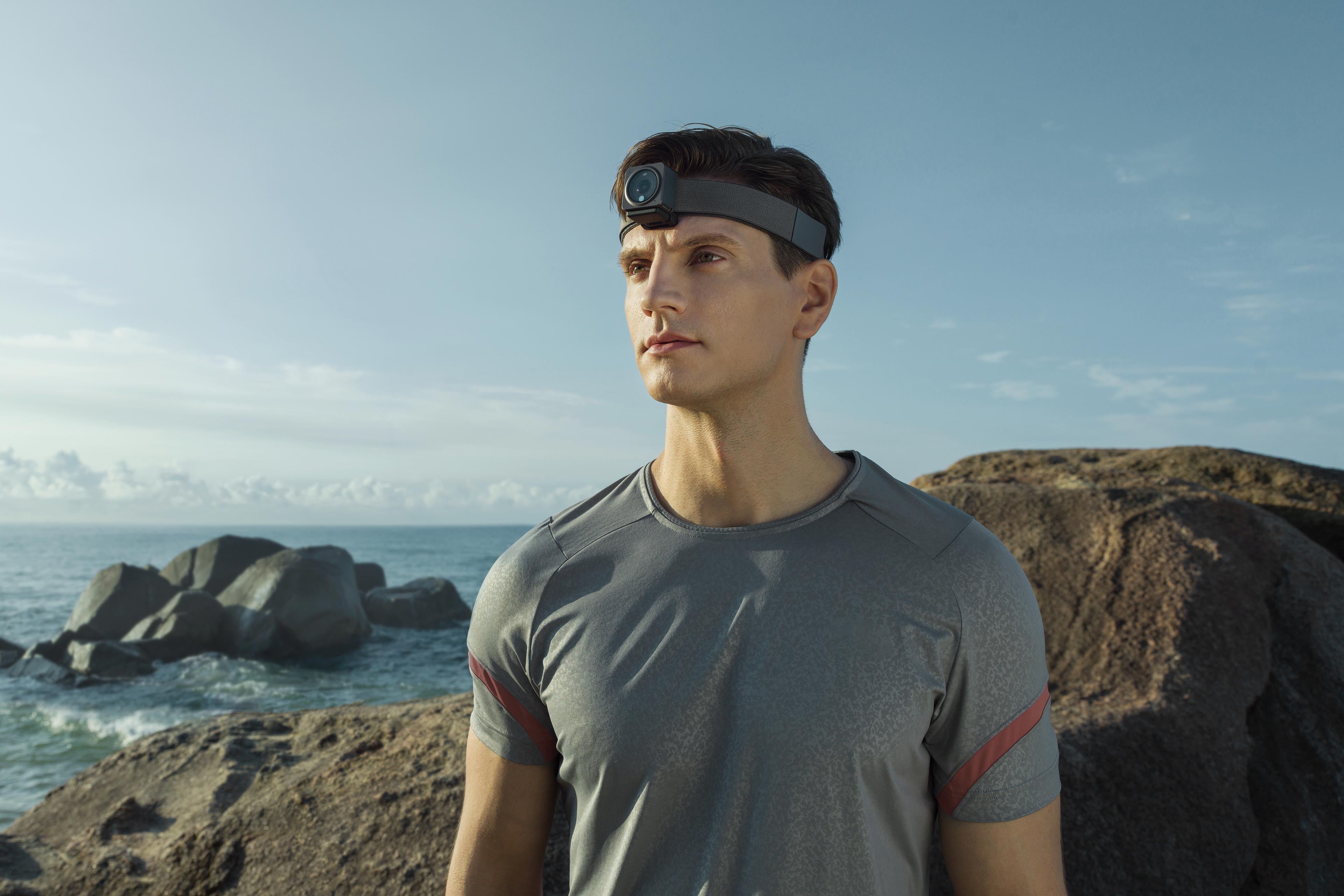DJI Action 2 Magnetic Headband Mount - Secure Hands-Free Camera Accessory for Action Cam | Perfect for Vlogging, Sports & Adventure Filming