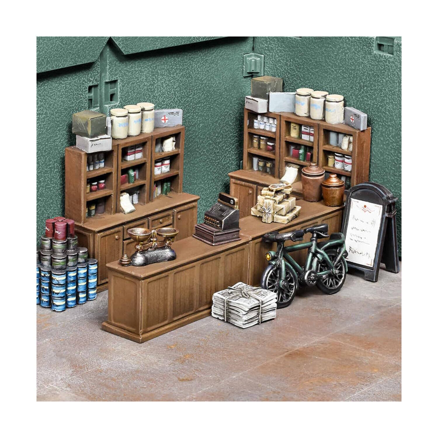 Mantic Games Terrain Crate: Grocery Store - Miniature Scenery for Tabletop RPGs & Wargaming - Perfect for Dungeons & Dragons, Warhammer, and Fantasy Battle Scenes