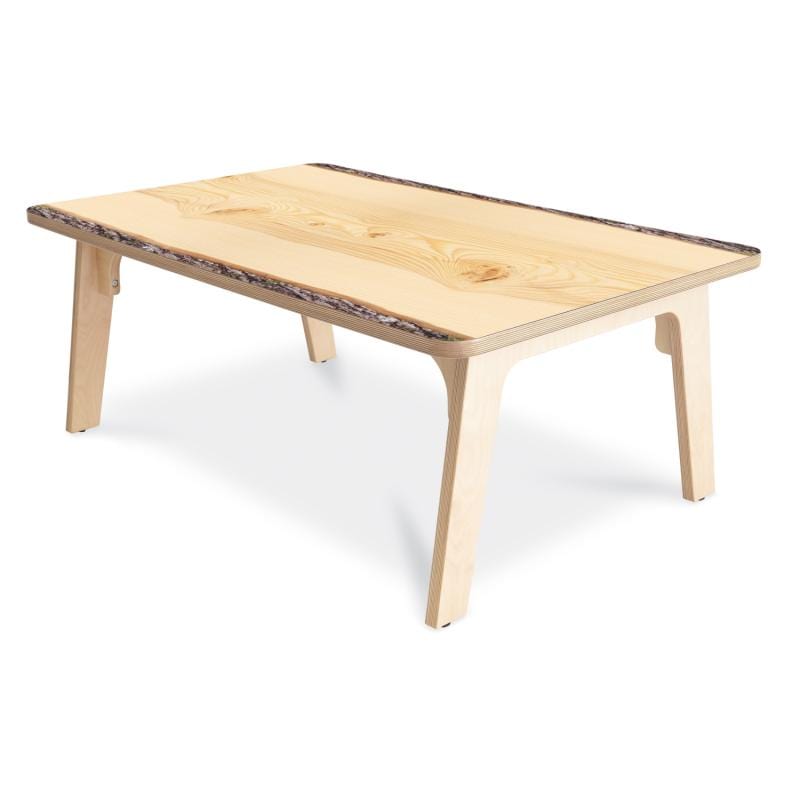 Live Edge Rectangle Wood Table - 18