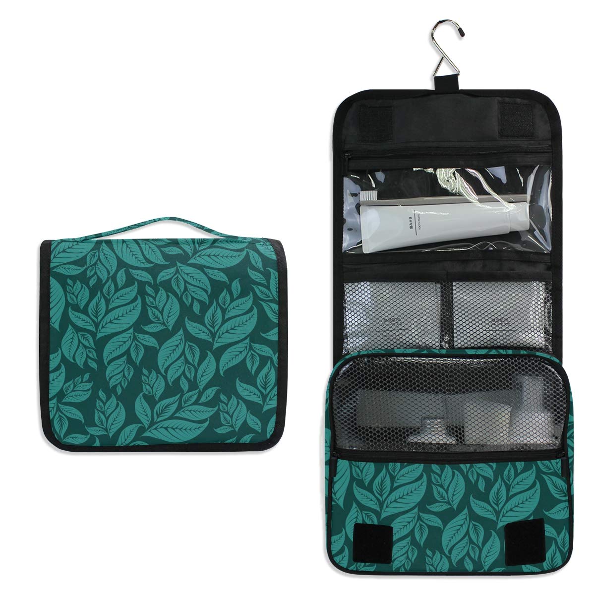 Waterproof Travel Toiletry Bag - Portable Hanging Cosmetic Pouch for Women & Men, Perfect for Shower & Vacation Organizer
