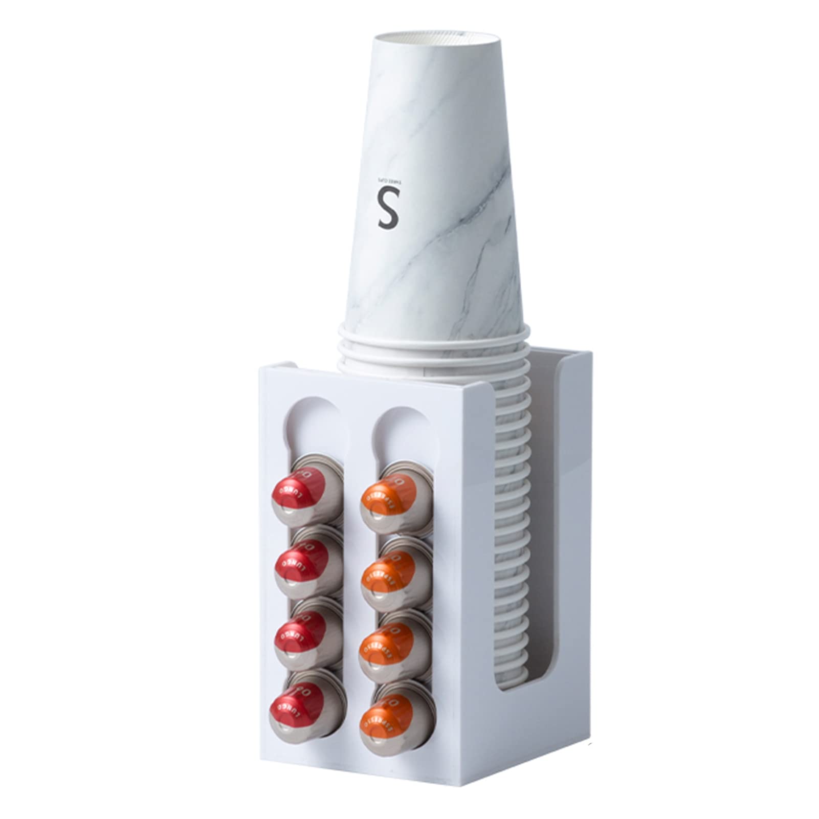 Acrylic Coffee Capsule Holder - K Cup & Coffee Pod Storage Organizer for Countertop, Coffee Station & Bar Accessories - Perfect for Home, Office & Kitchen Use