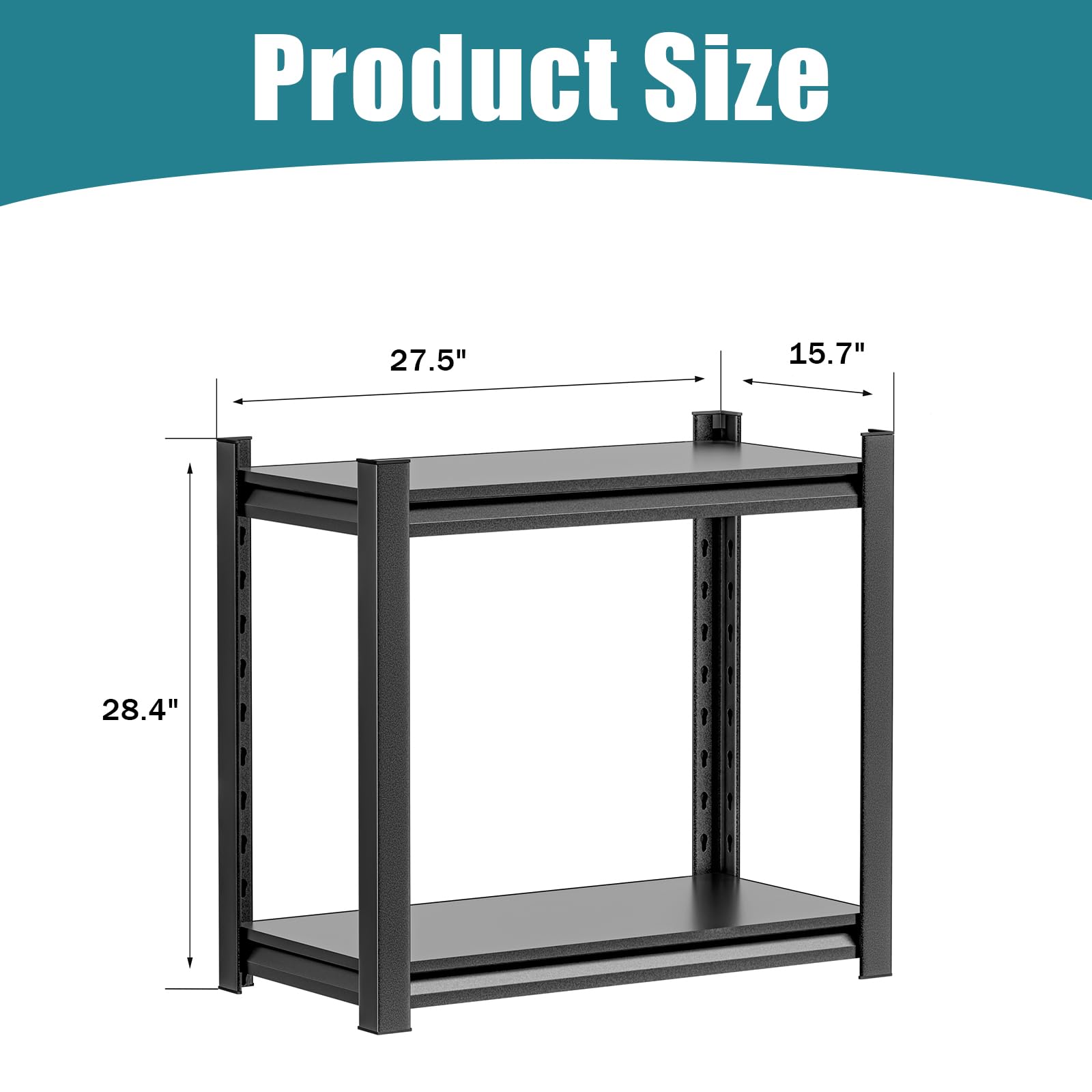 10-20 Gallon Heavy Duty Fish Tank Stand & Reptile Terrarium Shelf - 28.43