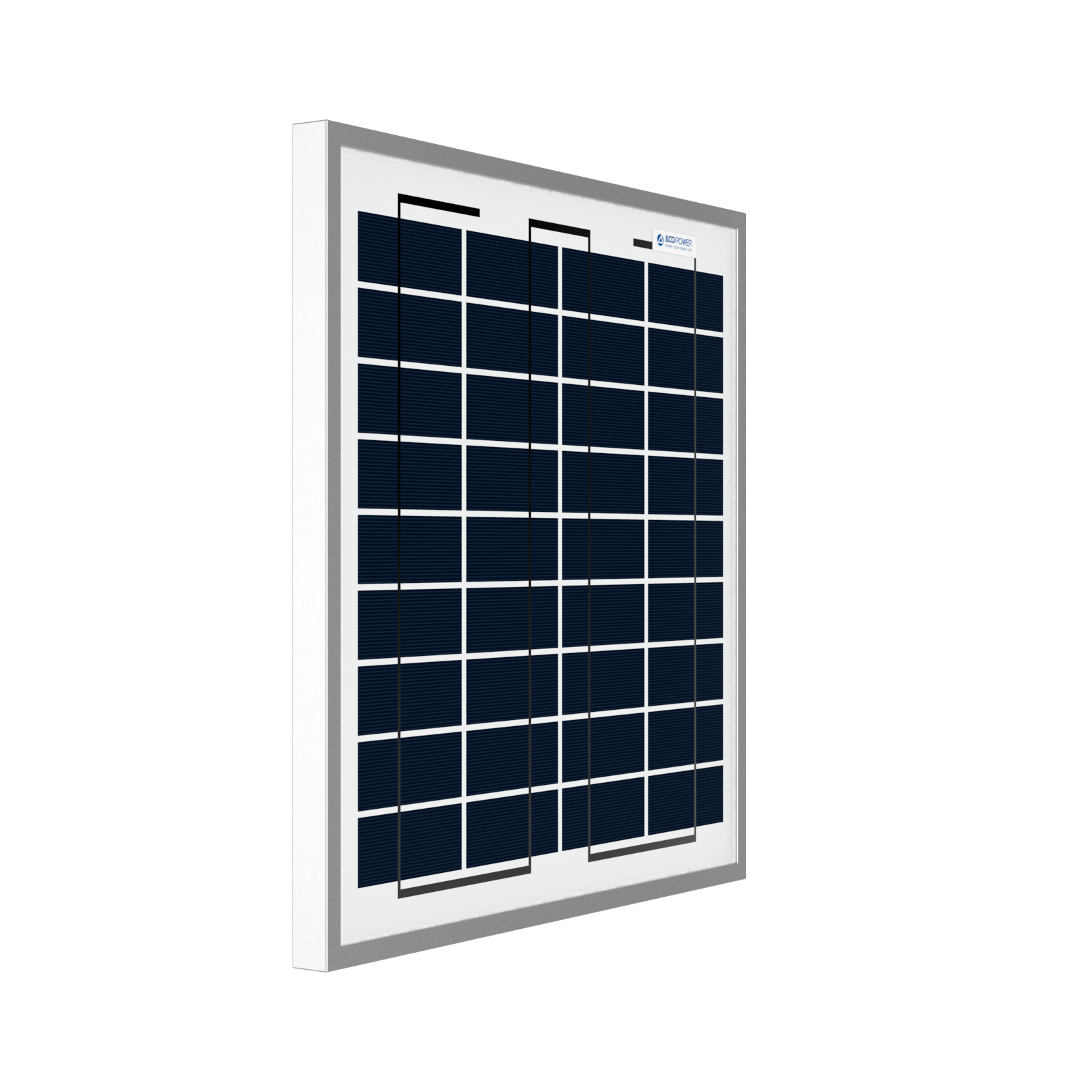 ACOPower 15W Polycrystalline Solar Panel - 12V Battery Charger for RV, Boat, Camping & Off-Grid Power Supply | Portable Solar Charging Solution for Outdoor Adventures
