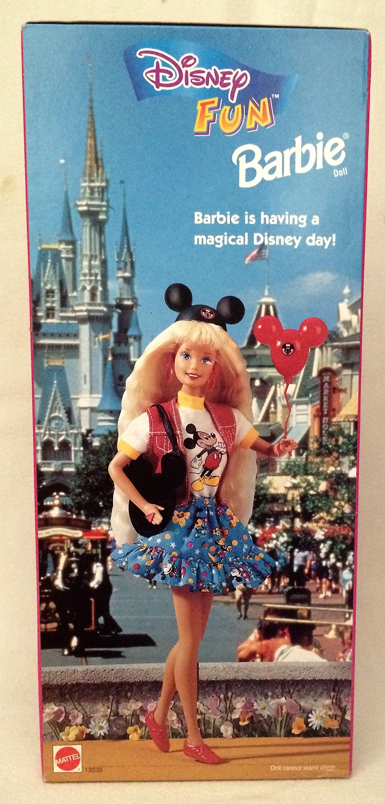 Disney Fun Barbie Doll - Third Edition | Collectible Toy for Kids & Disney Fans | Perfect for Playtime, Gifts & Display