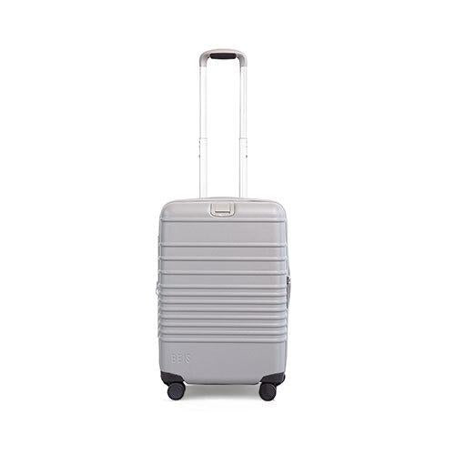 Grey Carry On Roller Luggage - Lightweight & Durable Suitcase for Air Travel, Business Trips & Weekend Getaways