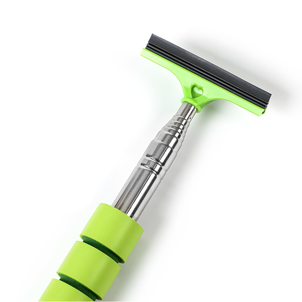 AICEL Telescopic Car Side Mirror Squeegee with Long Handle - Retractable Auto Window Cleaner for Rearview Mirror & Glass - Universal Car Accessories (Blue) - Perfect for Rainy Days & Winter Ice Removal