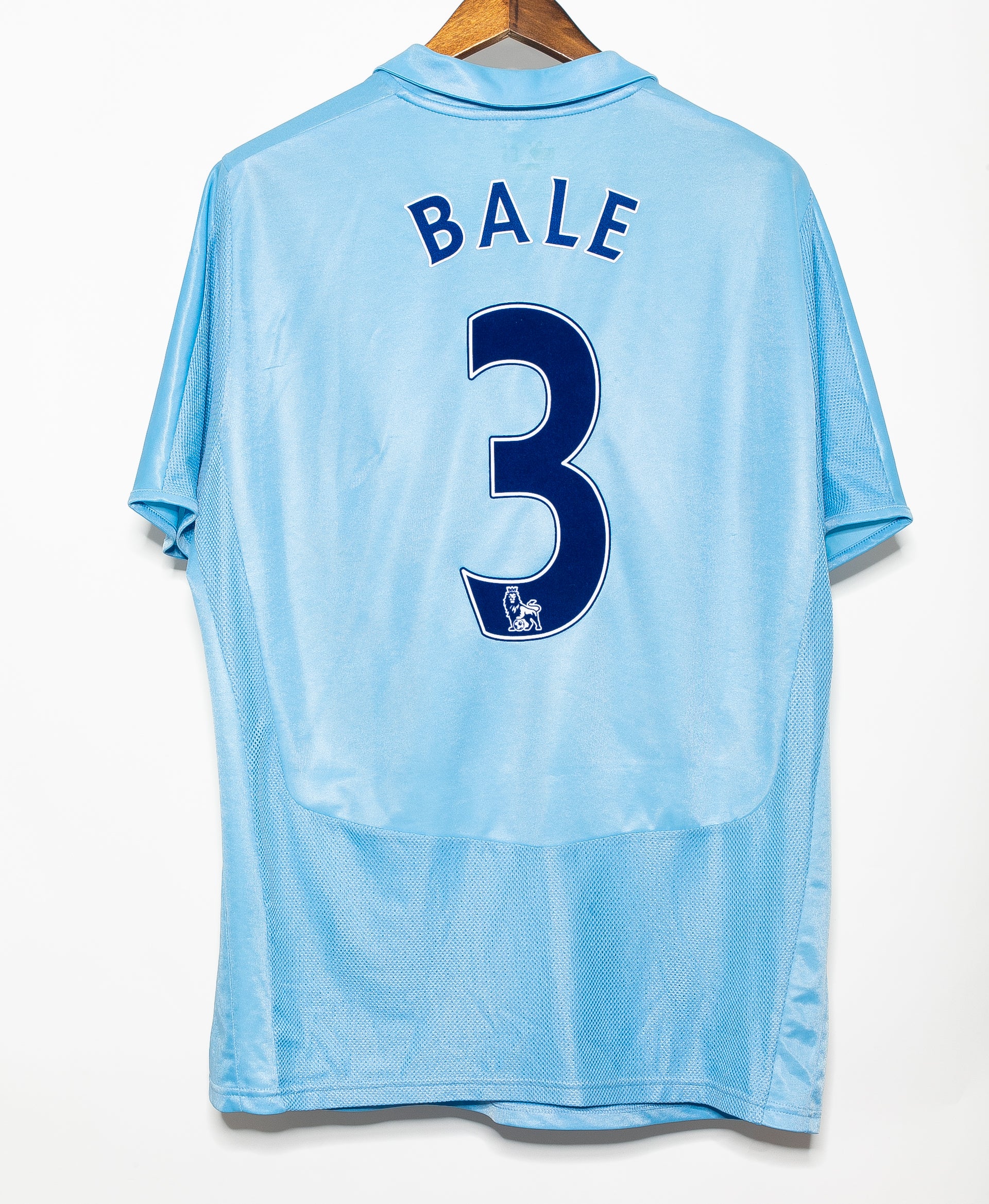 2008 Tottenham Hotspur Away Jersey #3 Bale - XL Size Soccer Shirt for Men | Vintage Football Kit for Fans & Collectors | Perfect for Match Days & Sports Memorabilia Display