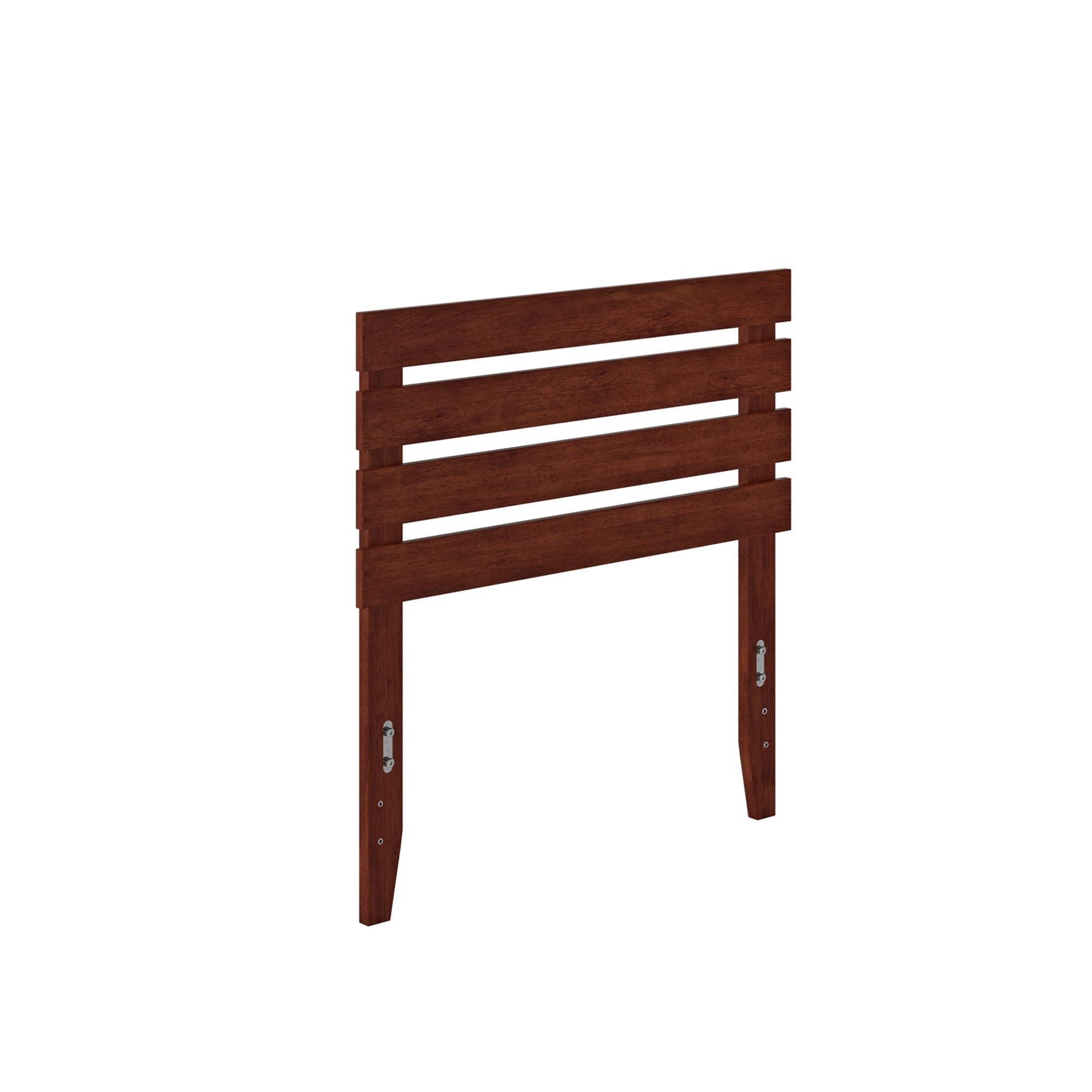 AFI Oxford Twin Headboard with USB Charger - Walnut Finish, Modern Bedroom Furniture for Small Spaces, Perfect for Dorms, Apartments & Guest Rooms