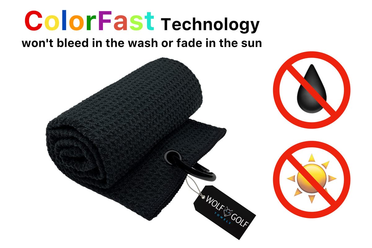 Custom Disc Golf Towel with Clip - Personalized Golf Accessories & Gifts for Disc Golf Players - Perfect for On-Course Sweat Wipe & Equipment Cleaning
