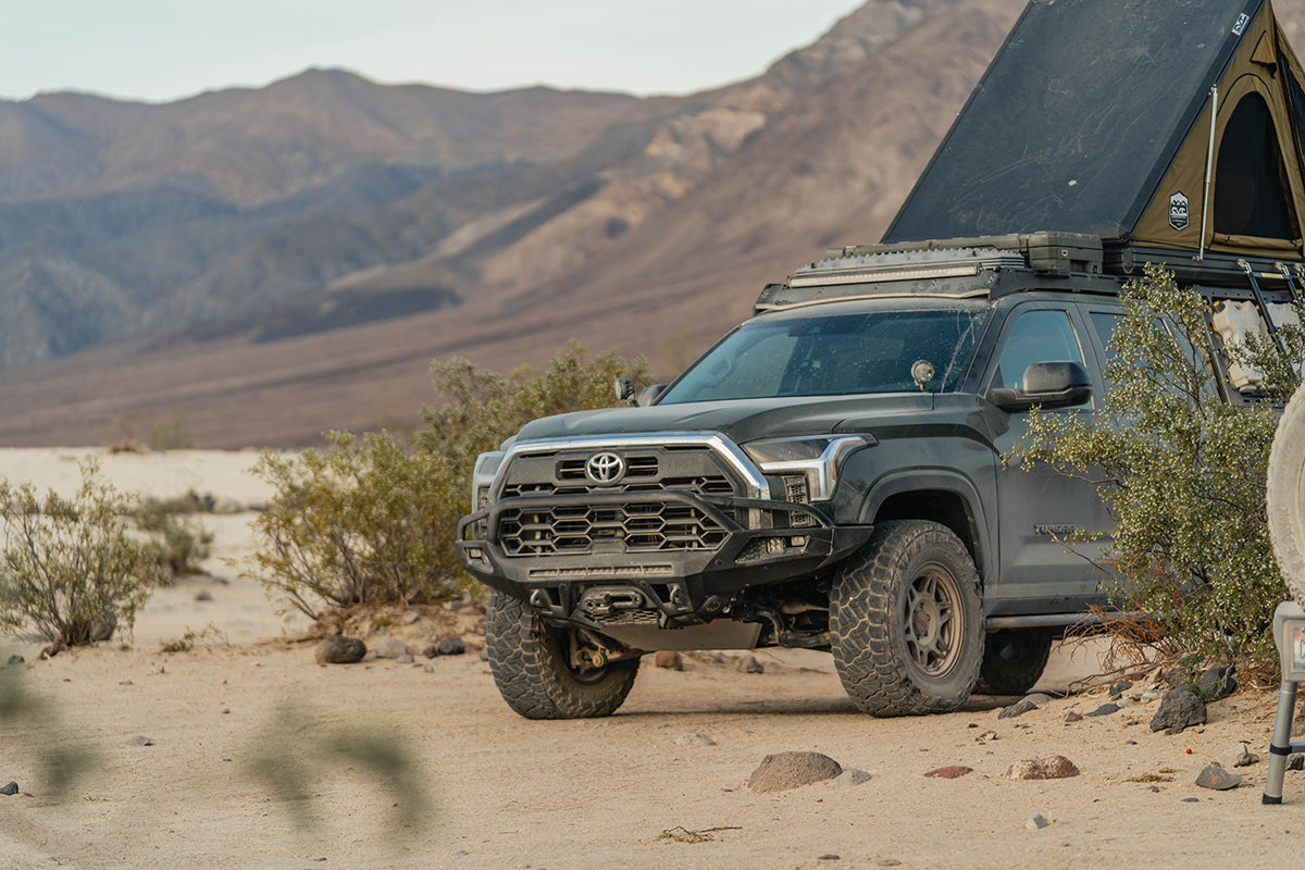 2022-2025 Toyota Tundra CBI Off-Road Baja Front Bumper - Heavy Duty Steel Construction for Enhanced Protection & Off-Road Performance | Perfect for Desert Racing, Overlanding & Extreme Terrain Adventures