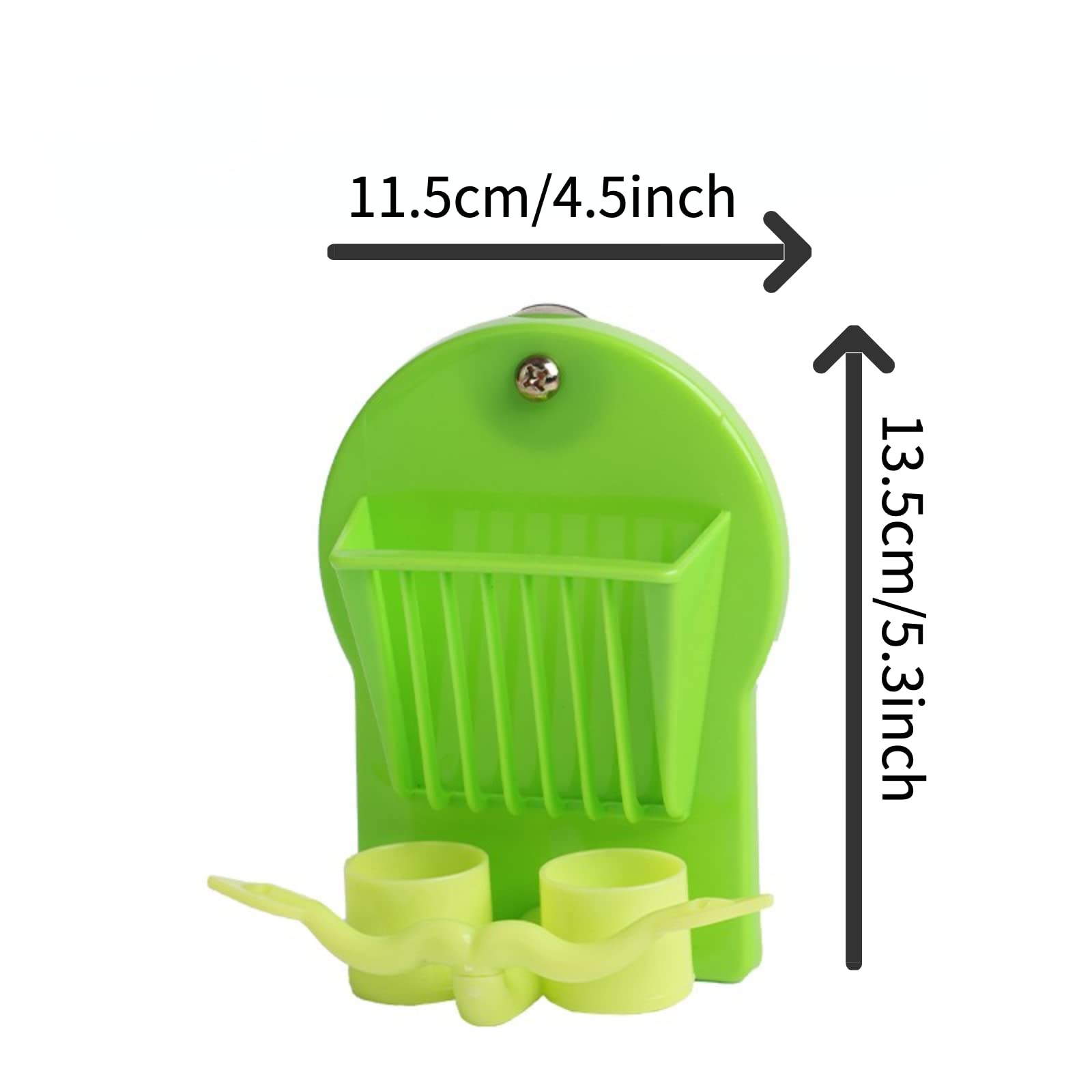 Premium Hanging Bird Feeder for Parrots - Durable Cage Fruit & Vegetable Holder - Pet Food Dispenser for Birds - Perfect for Cages, Aviaries & Bird Play Areas