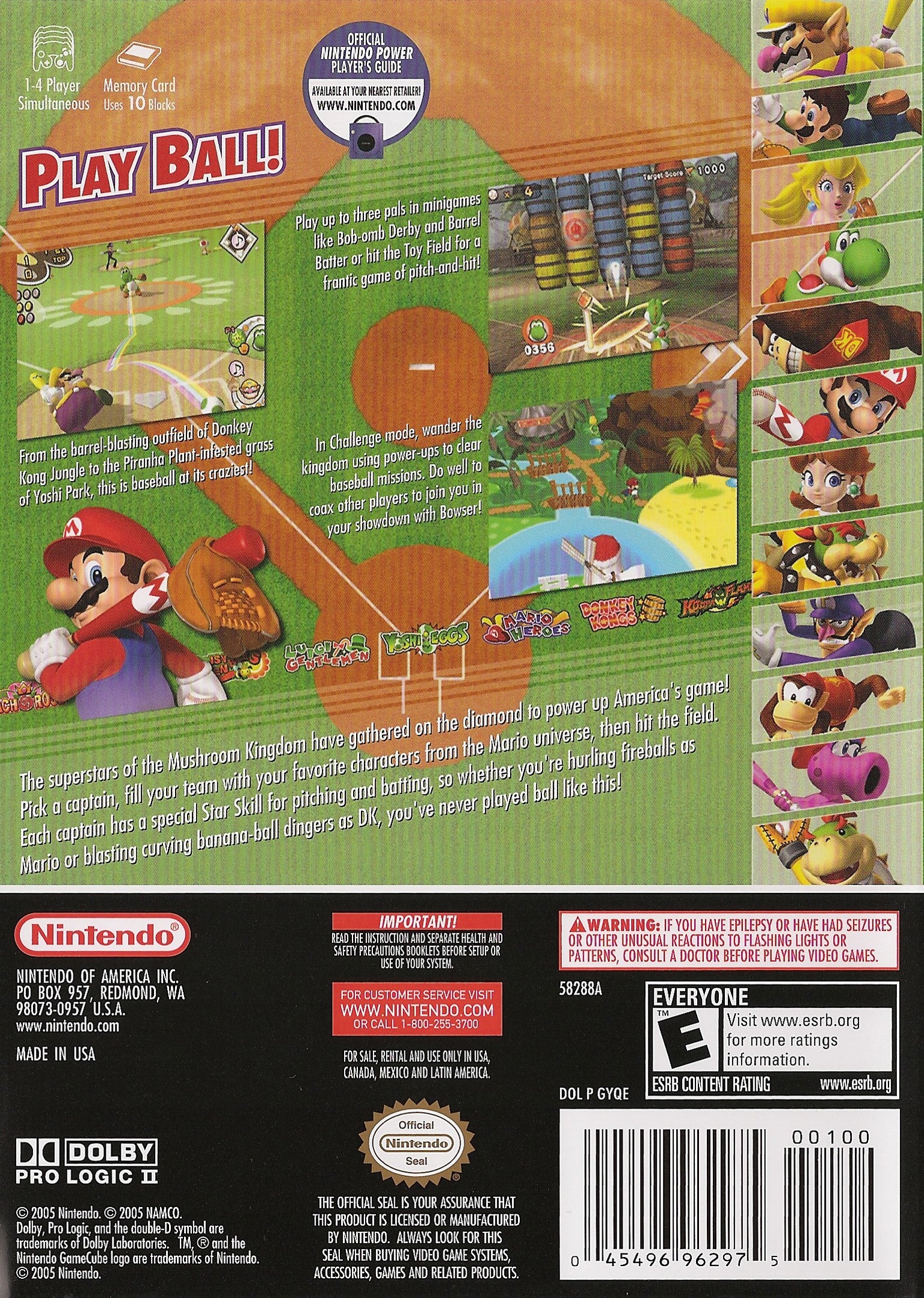 Super Mario Baseball Game - Nintendo Switch & Wii | Fun Multiplayer Sports Game for Kids & Adults | Perfect for Family Game Nights & Parties