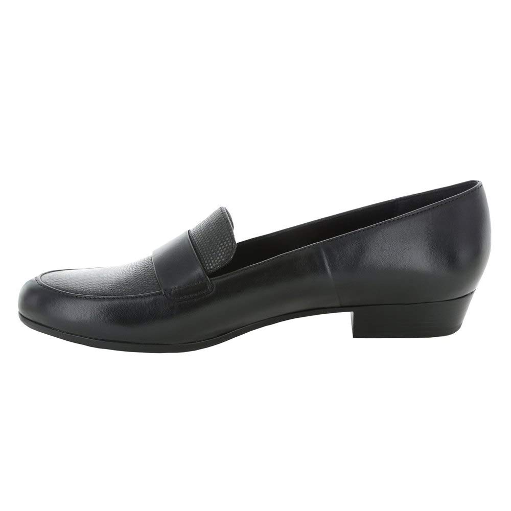 Munro Women's Kiera Almond Toe Loafers - Comfortable Slip-On Shoes for Work, Office & Casual Wear | Leather Loafers for Women with Cushioned Insoles