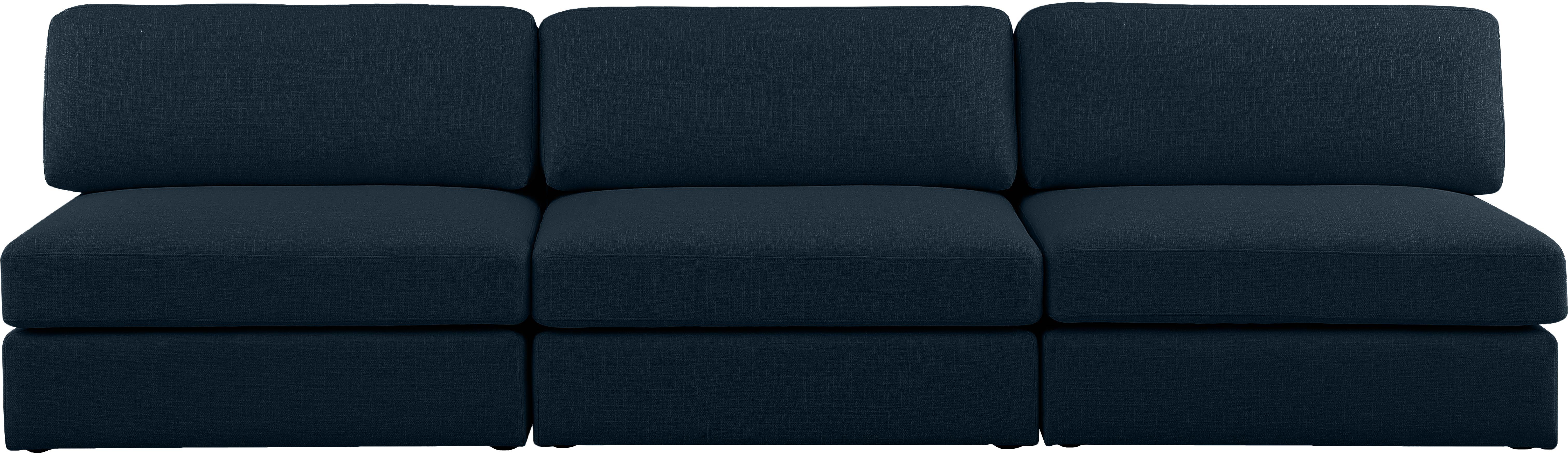 Beckham Durable Linen Textured Fabric Modular Sofa Set - Modern Sectional Couch for Living Room, Lounge & Home Theater | Comfortable & Stylish Furniture for Family Gatherings