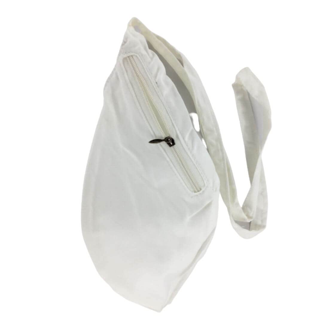Premium White Japa Mala Bag with Zip Pocket - 2 Pack Meditation Pouch for Prayer Beads, Chanting & Spiritual Practice - Perfect for Yoga, Travel & Gift Giving