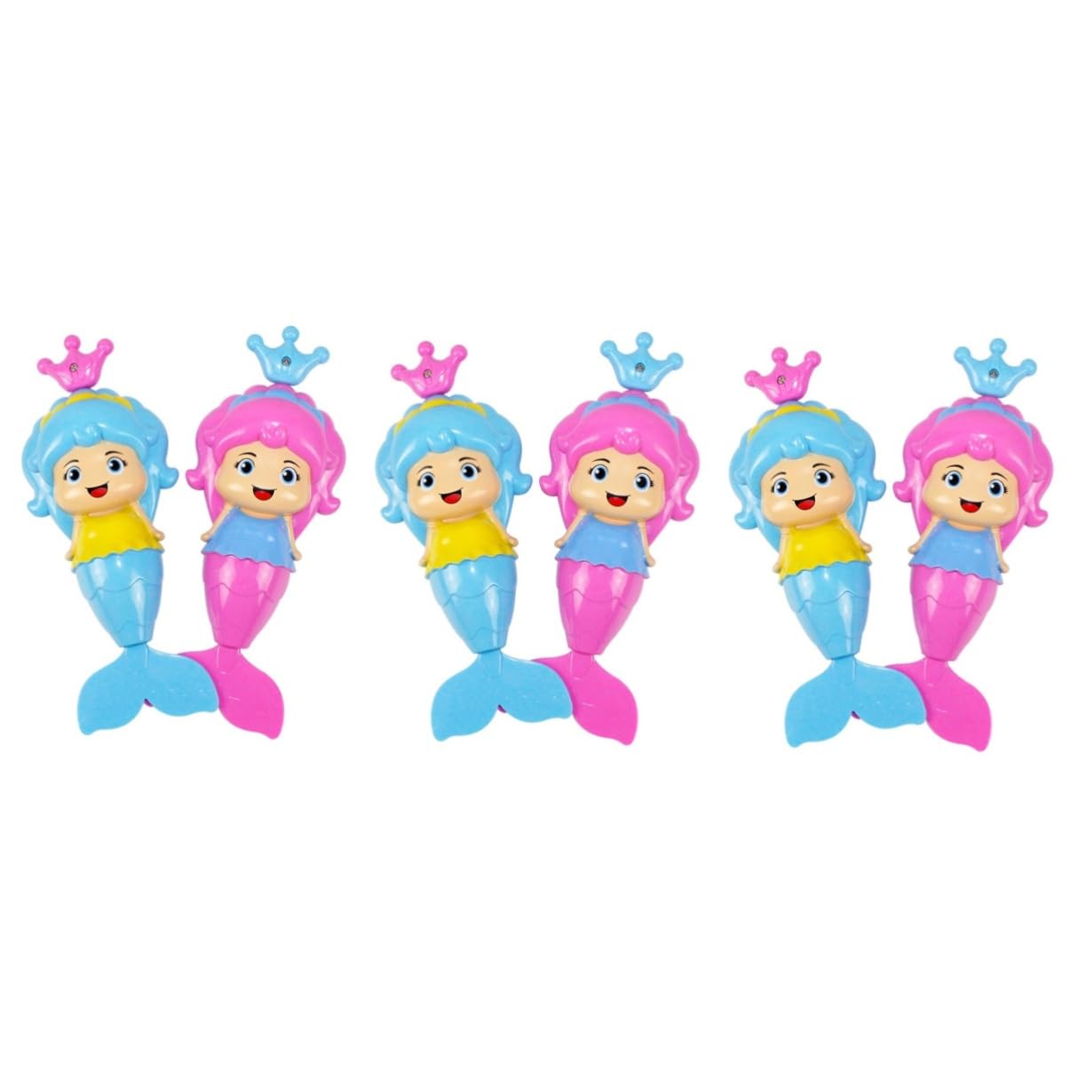 HEMOTON 6-Piece Bathtub Toys Set - Cute Cartoon Animal Bath Toys for Kids, Fun Water Play Toys for Toddlers & Babies - Perfect for Bath Time, Pool Parties & Sensory Play