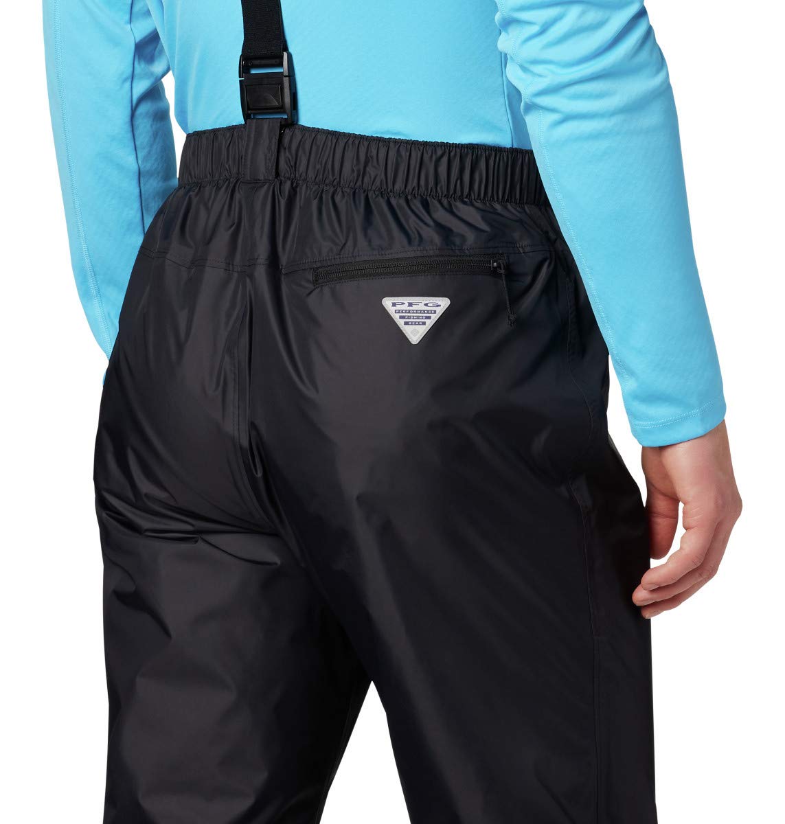 Columbia Men's PFG Storm™ Bib Pant - Waterproof Fishing Overalls for Outdoor & Work - Perfect for Fishing, Hunting, and Harsh Weather Conditions