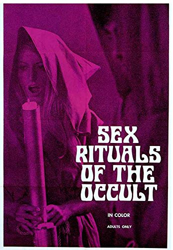 Occult Movie Poster - Sex Rituals of The Occult (27x40 Inches, 69x102cm) Vintage 1970 Film Art Print for Horror Collectors & Home Theater Decor