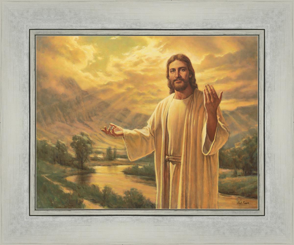 Come Follow Me By Del Parson - Inspirational Christian Wall Art for Home & Church Decor - Perfect for Living Rooms, Bedrooms & Sunday School Classrooms