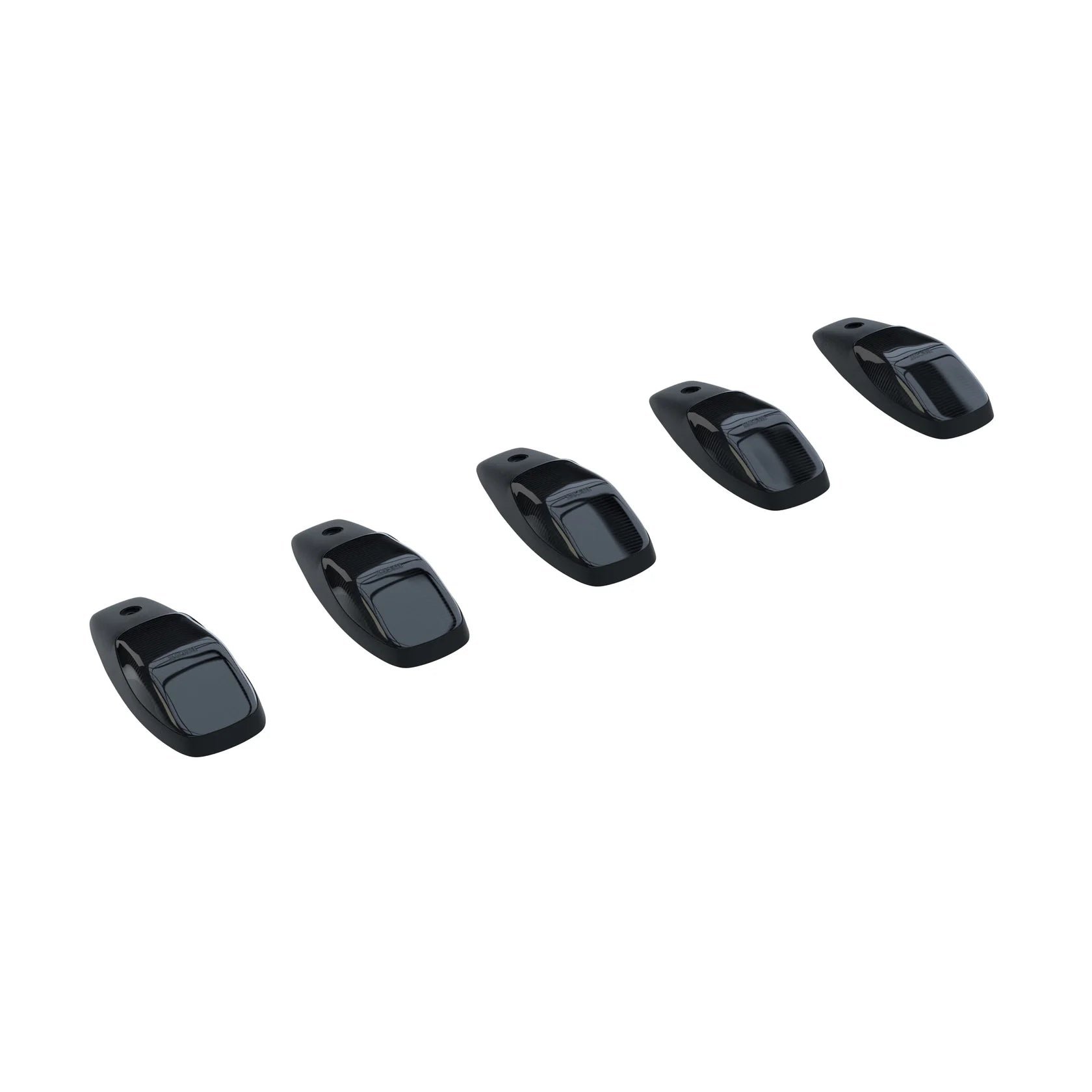 Dodge RAM HD 2500/3500 19-25 5-Piece Cab Roof LED Light Bar Kit with Smoked Amber Lens - OEM Replacement for Off-Roading, Emergency Vehicles & Work Trucks