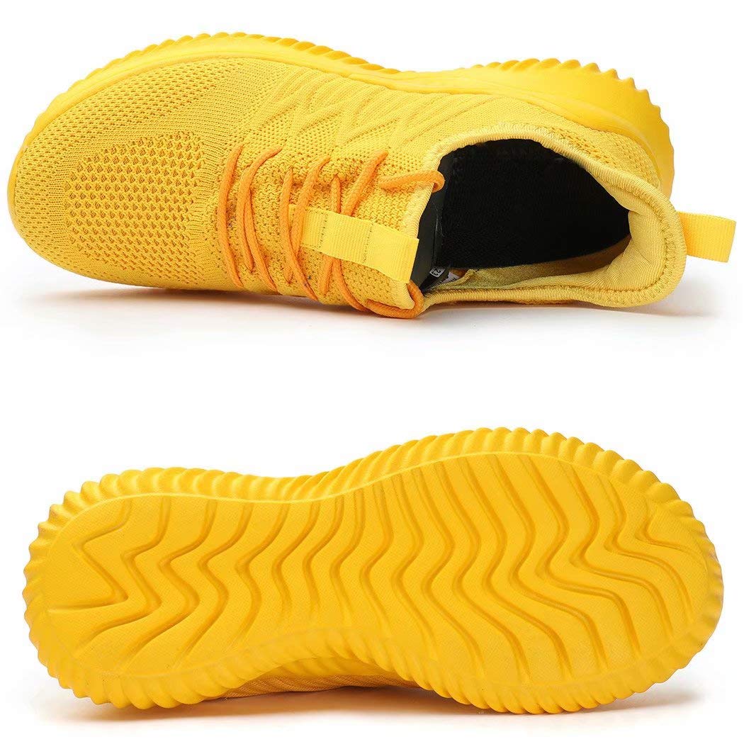 KEEZMZ Women's Lightweight Slip-On Walking & Running Shoes - Breathable Casual Tennis Sneakers for Gym, Workout, and Everyday Wear