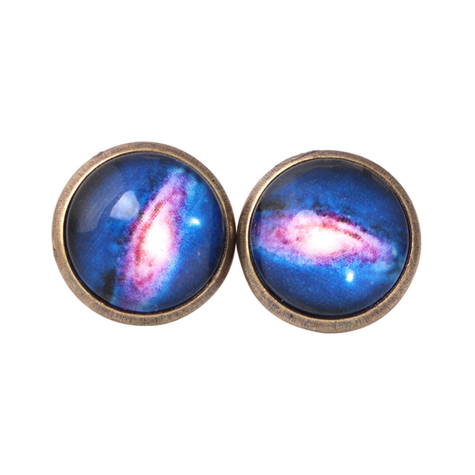 Glow in The Dark Star Stud Earrings for Kids - Clip-On Noctilucent Ear Jewelry for Girls, Perfect for Parties, Halloween & Nighttime Fun