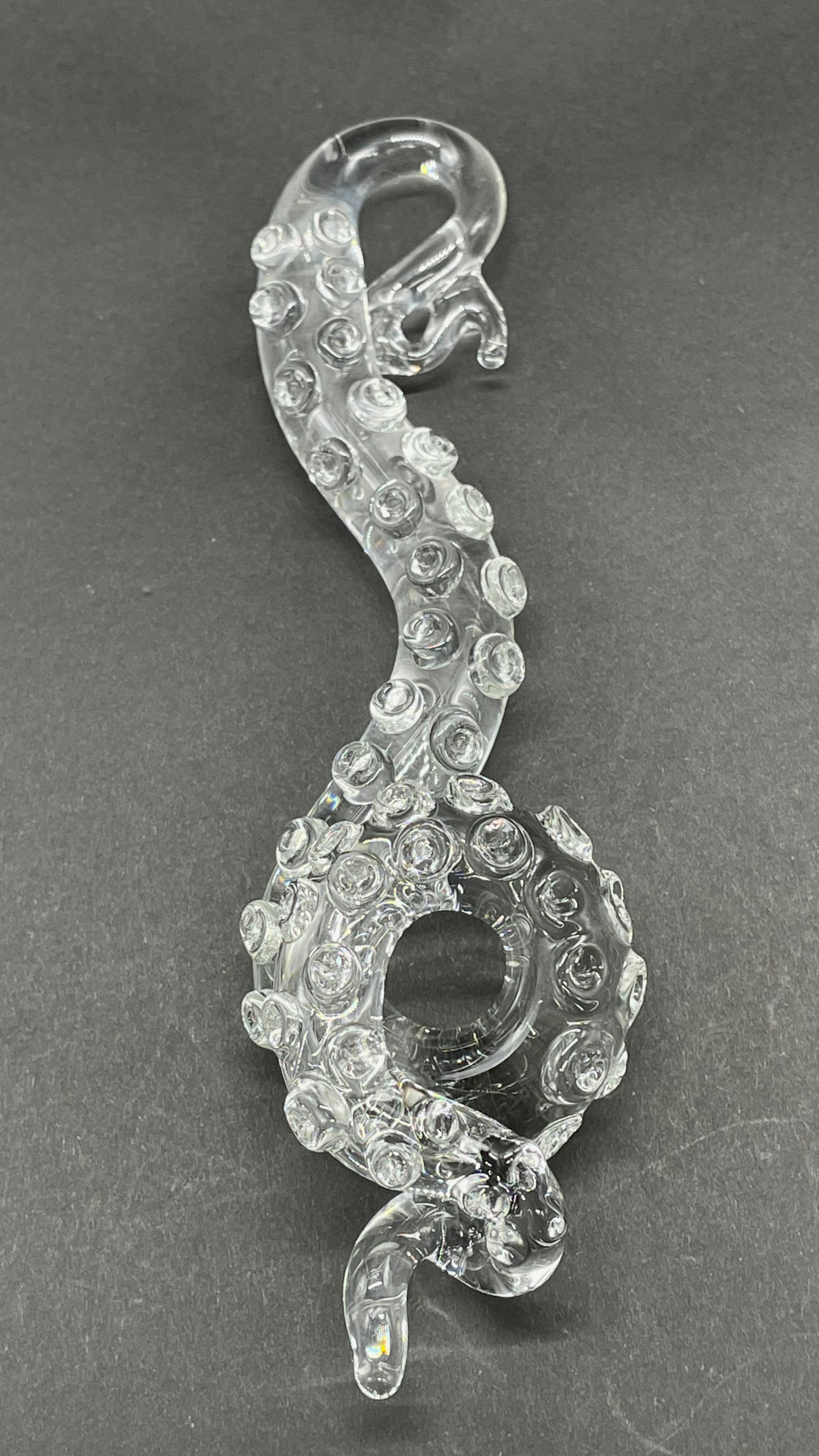 3 Pack Clear Tentacle Ornaments - Unique Halloween Party Decorations for Home, Office & Outdoor Decor