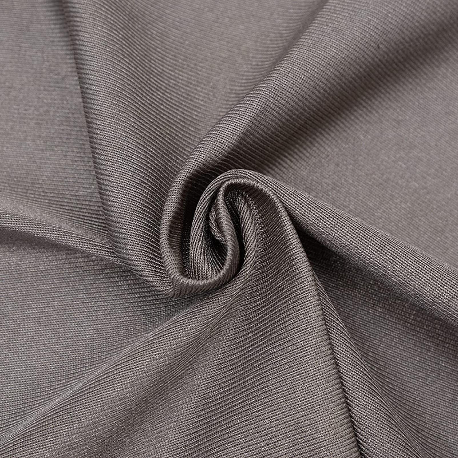 TCXSSL Silver Fiber EMF Shielding Fabric - Conductive Electromagnetic Radiation Protection Material for Clothing, Curtains & Home Use