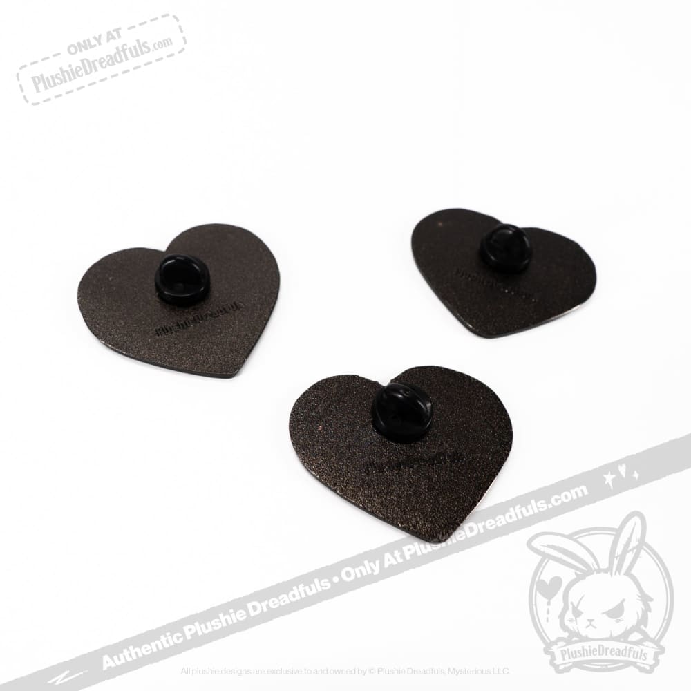 Plushie Dreadfuls Heart Candy Enamel Pin - Cute Kawaii Accessory for Backpacks, Jackets & Gifts | Valentine's Day, Birthday & Everyday Wear