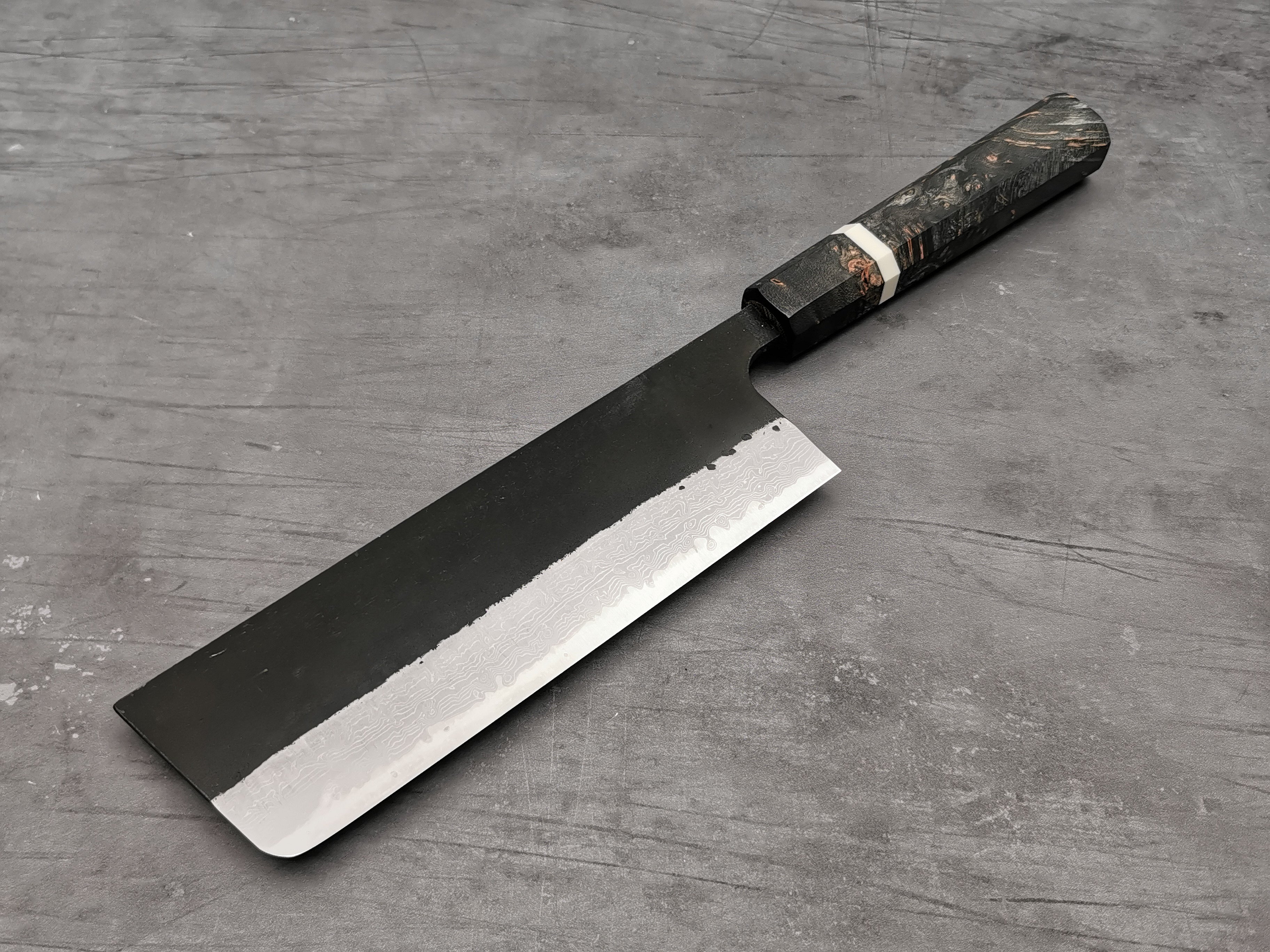Hatsukokoro Shinkiro Nakiri Knife - Japanese Vegetable Cleaver for Professional Chefs & Home Cooking - Perfect for Slicing, Dicing & Chopping Vegetables