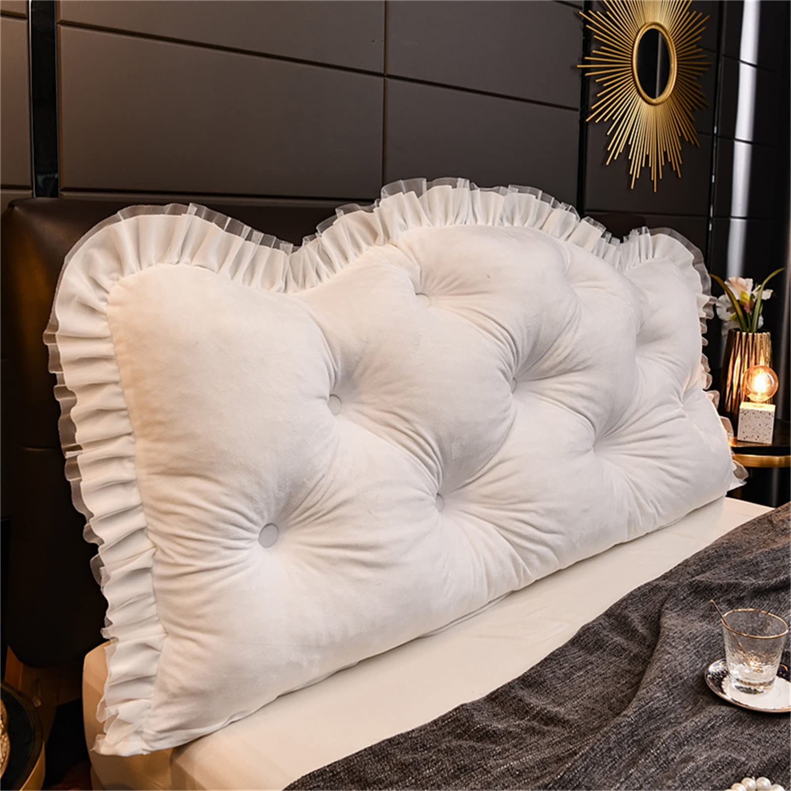 Large Headboard Pillow for Full, King, Queen & Twin Beds - 59