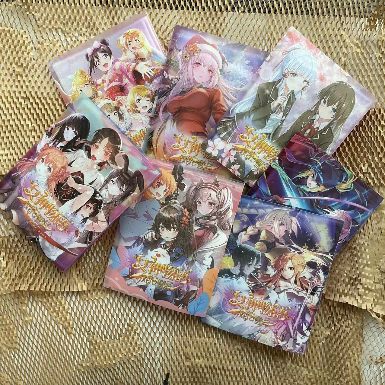 Goddess Story TCG Card Binder - Anime Girls Trading Card Album & Collection Set with Booster Box (3 Random Cards) - Perfect for Collectors, Gaming & Birthday Gifts