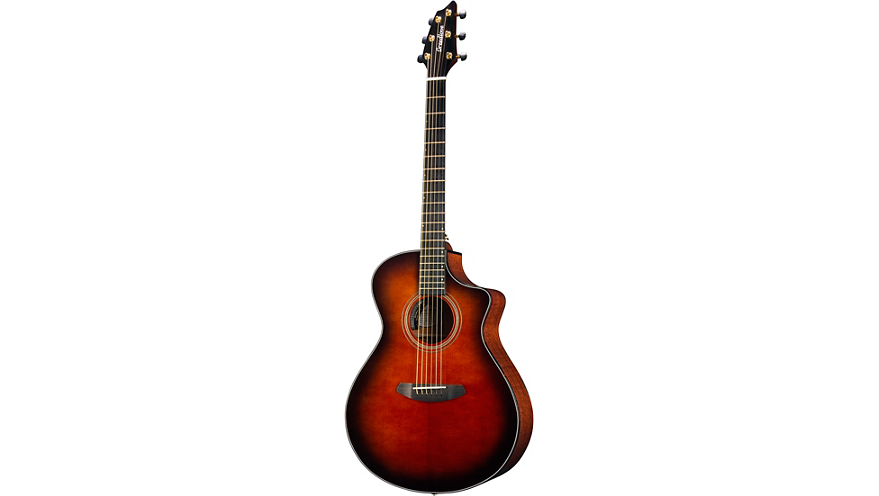 Breedlove Organic Collection Performer Concert Cutaway CE Acoustic Electric Guitar - Bourbon Burst Finish | Perfect for Live Performances, Studio Recording & Home Practice