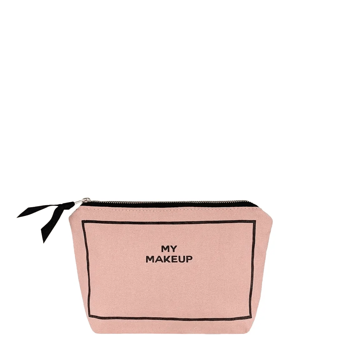 Waterproof Makeup Bag with Coated Lining - Pink & Blush Cosmetic Pouch for Travel, Gym & Everyday Use