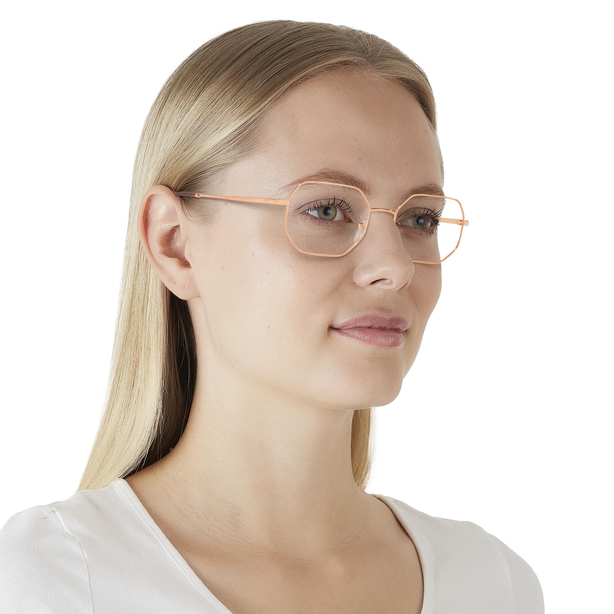 Vogue Eyewear Vo4228 Women's Hexagonal Prescription Glasses Frames - Stylish & Lightweight for Work, Reading & Everyday Wear