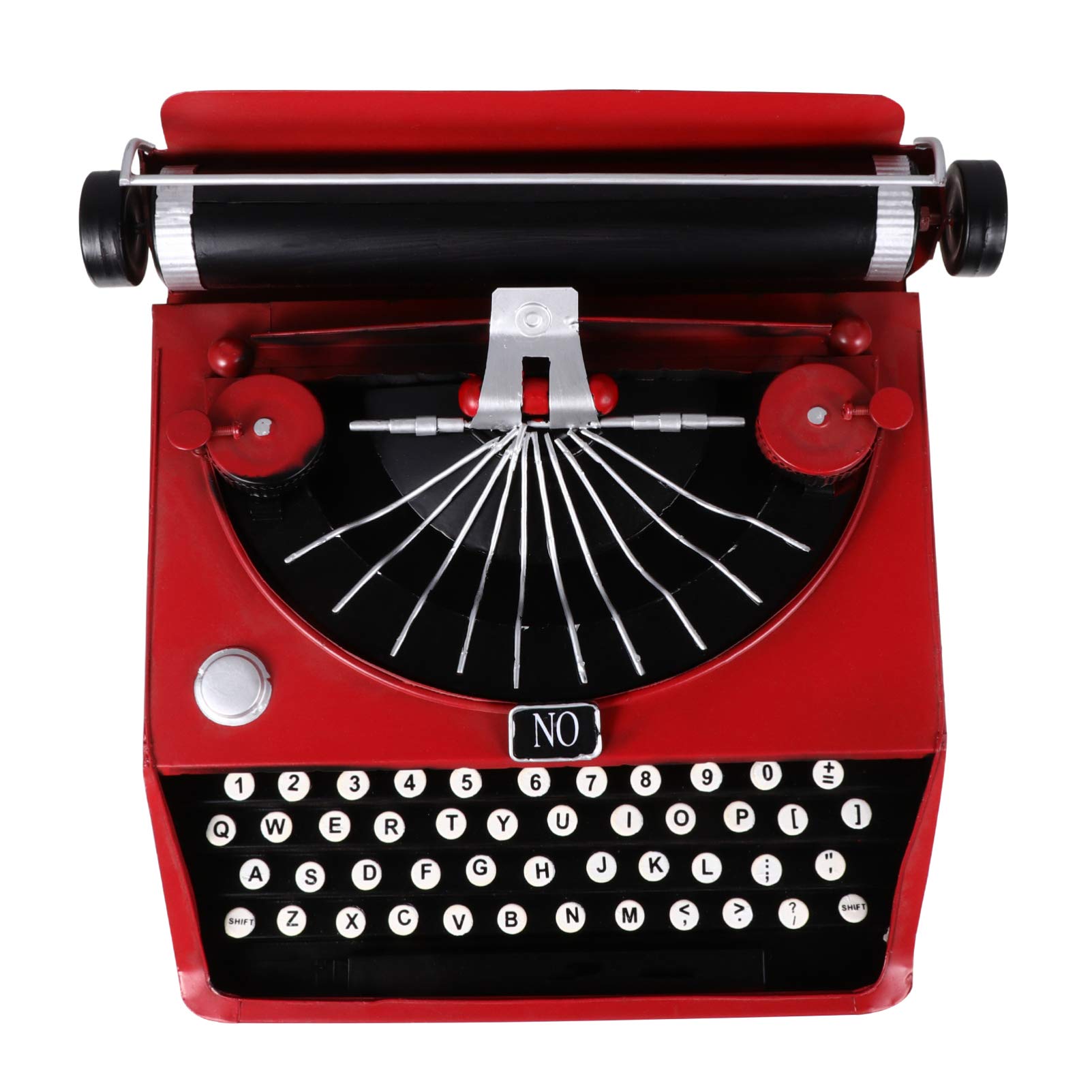Vintage Antique Typewriter - Retro Old Style Mechanical Typewriter for Home Decor, Office Desk Centerpiece, Photography Props & Unique Birthday Gifts | Perfect for Vintage Themed Parties, Literary Events & Creative Workspaces