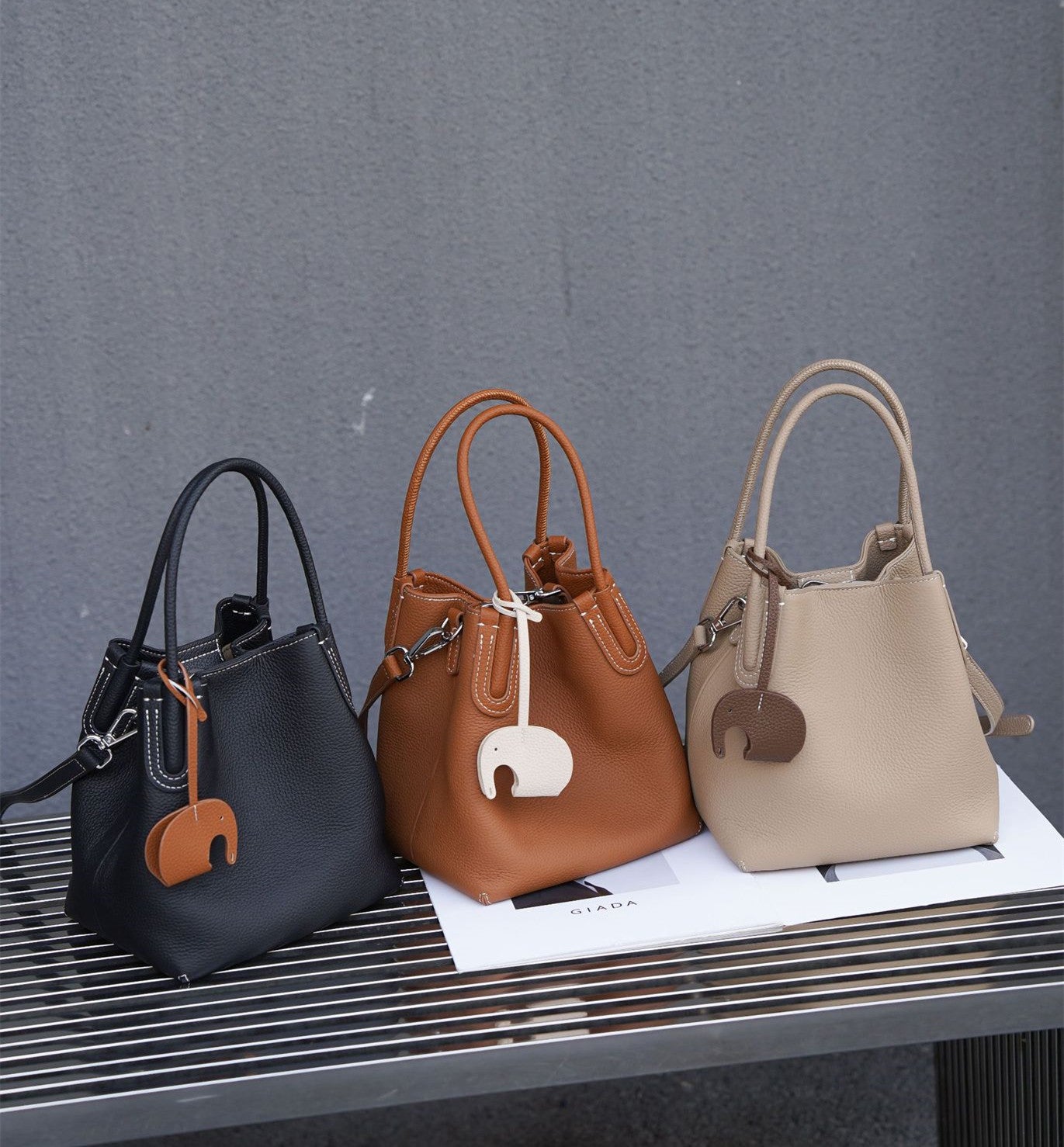 Mini Leather Bucket Bag for Women - Stylish Crossbody Purse with Adjustable Strap - Perfect for Travel, Shopping & Everyday Use